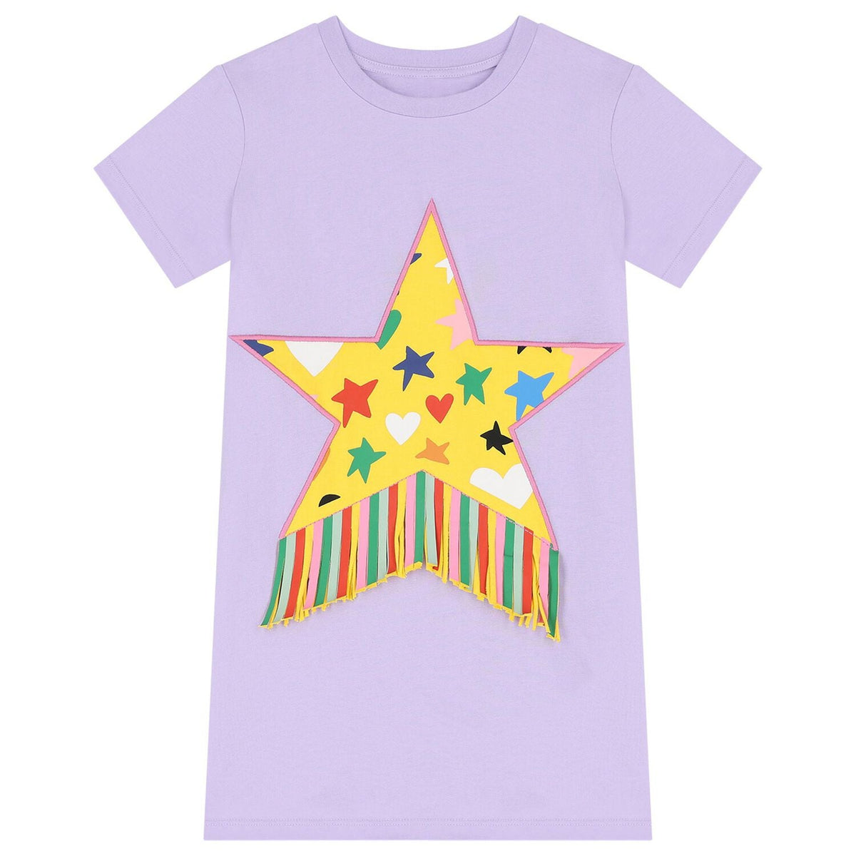 Stella McCartneyStar Graphic Fringe T-Shirt Dress8055178747334SAVANNA