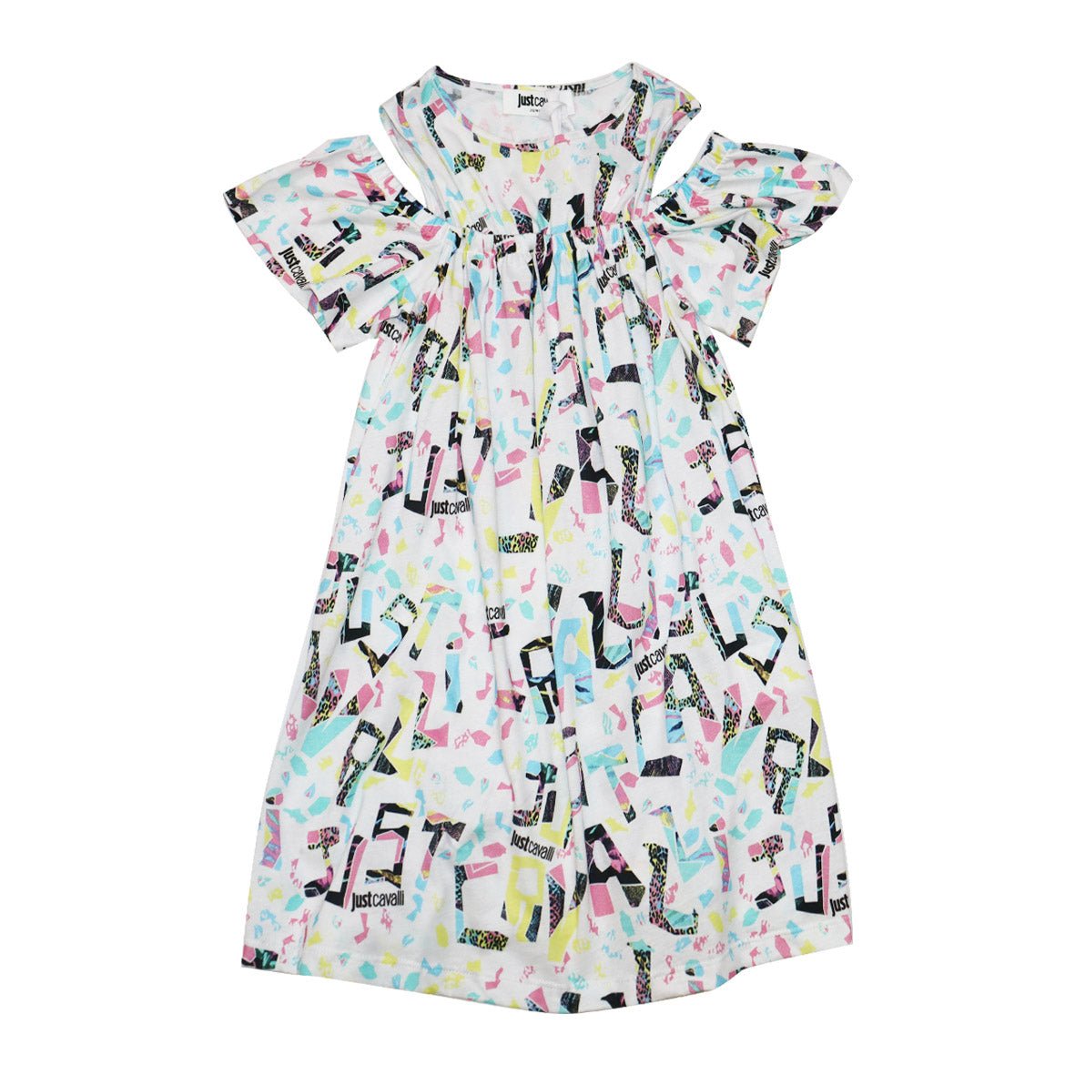 Just CavalliPrint Logo Dress8000005123836SAVANNA