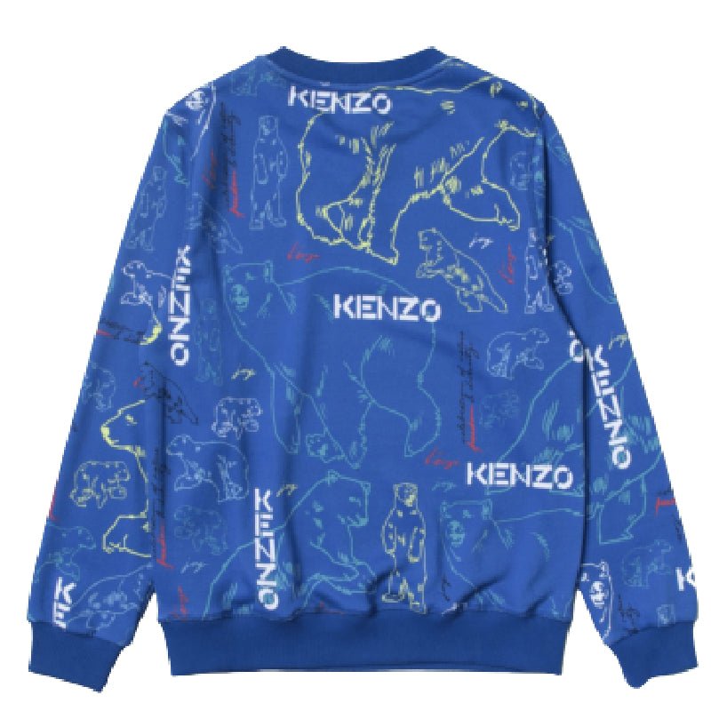 KENZOPrint Logo Sweatshirt3143161260580SAVANNA