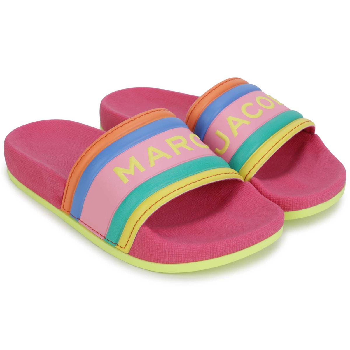 MARC JACOBSLogo Stripe Sliders3143162004794SAVANNA