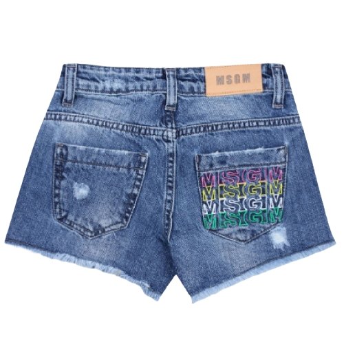 MSGMLogo Denim ShortSAVANNA