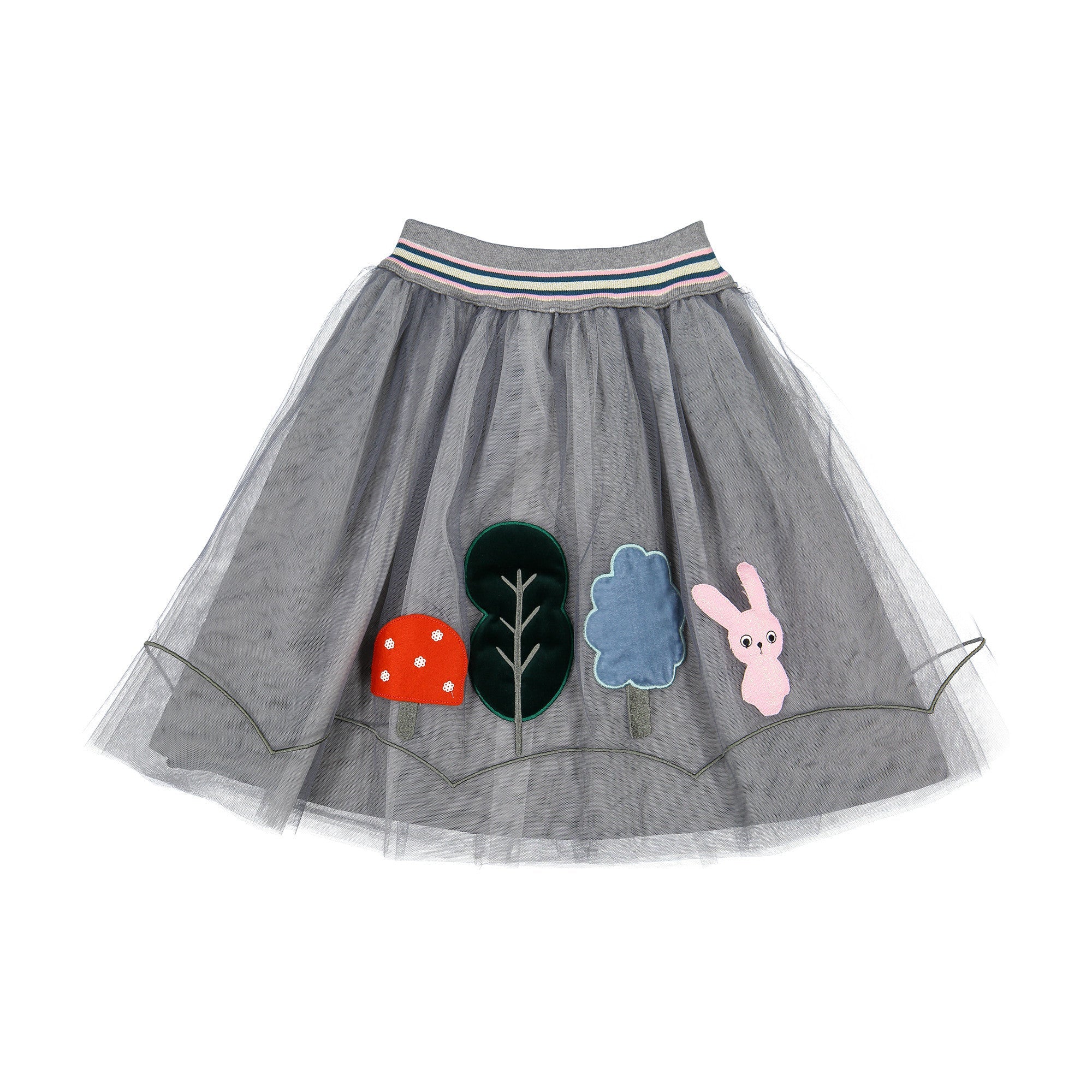 SIMONETTAPrinted Tulle Skirt2H7060HE950921 005SAVANNA