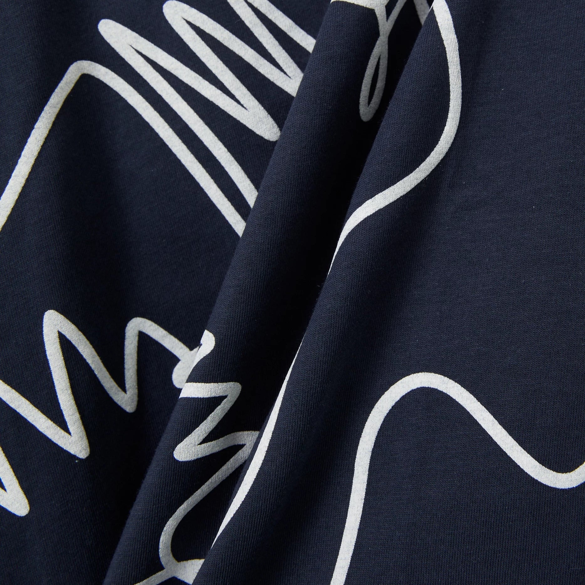 Logo Printed Abstract T-Shirt