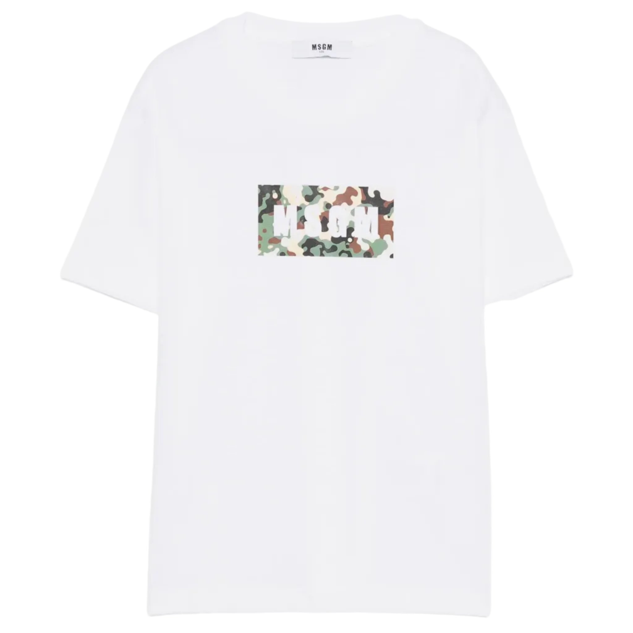 Camouflage Logo Printed T-Shirt