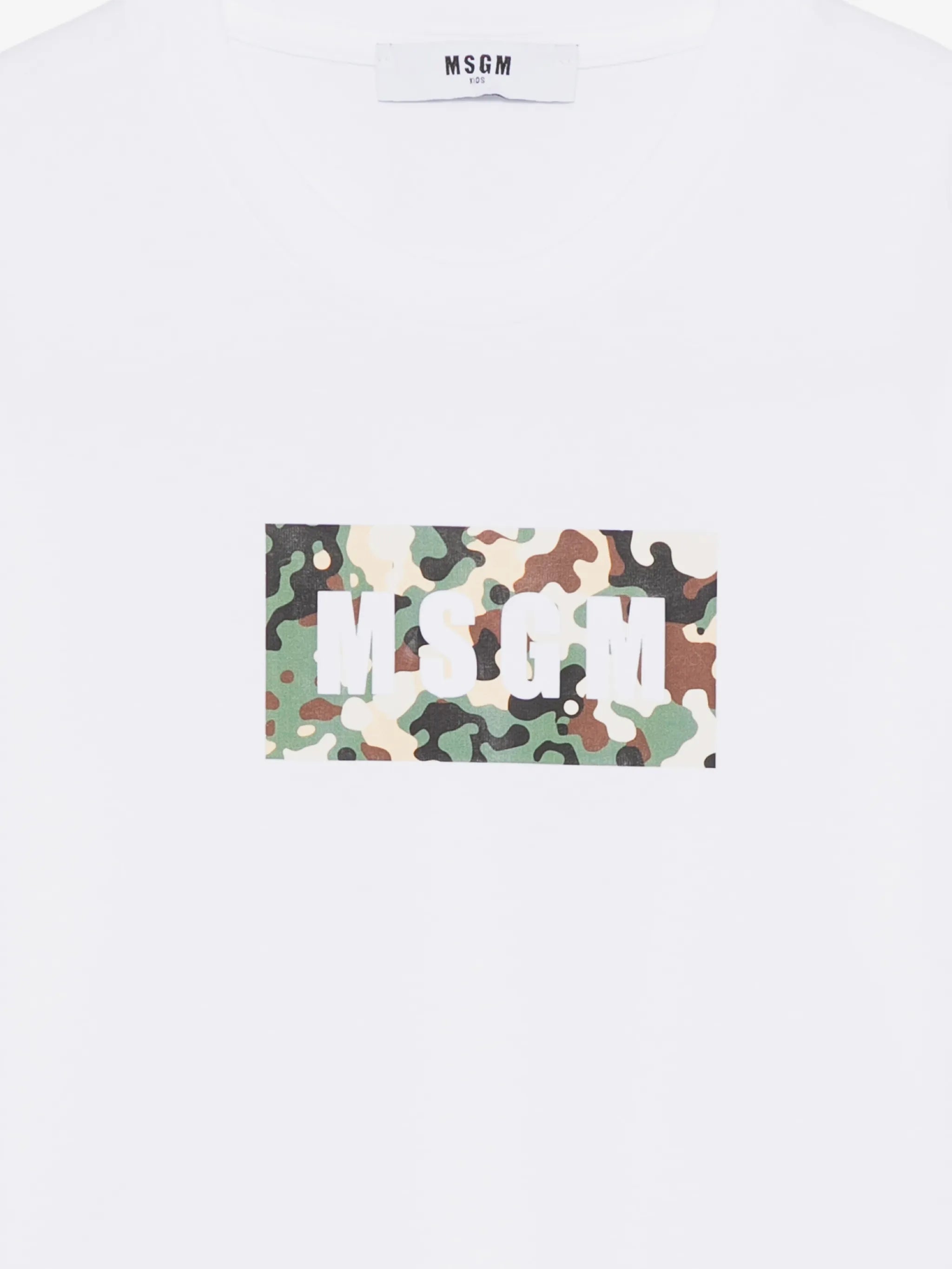 Camouflage Logo Printed T-Shirt