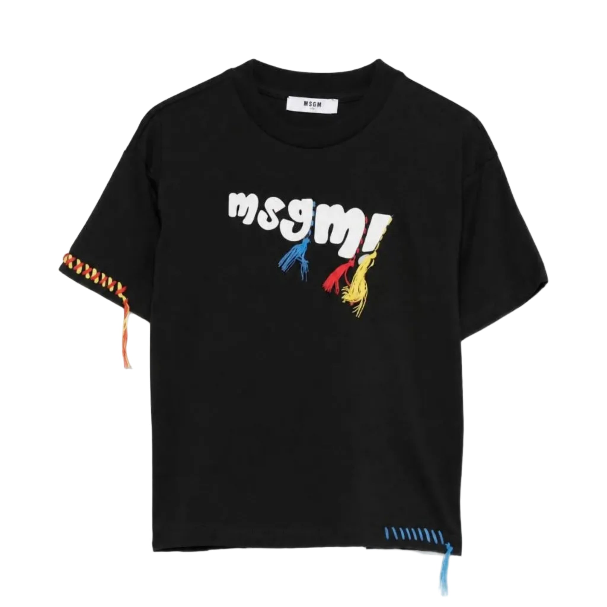 Logo Printed Tassel T-Shirt