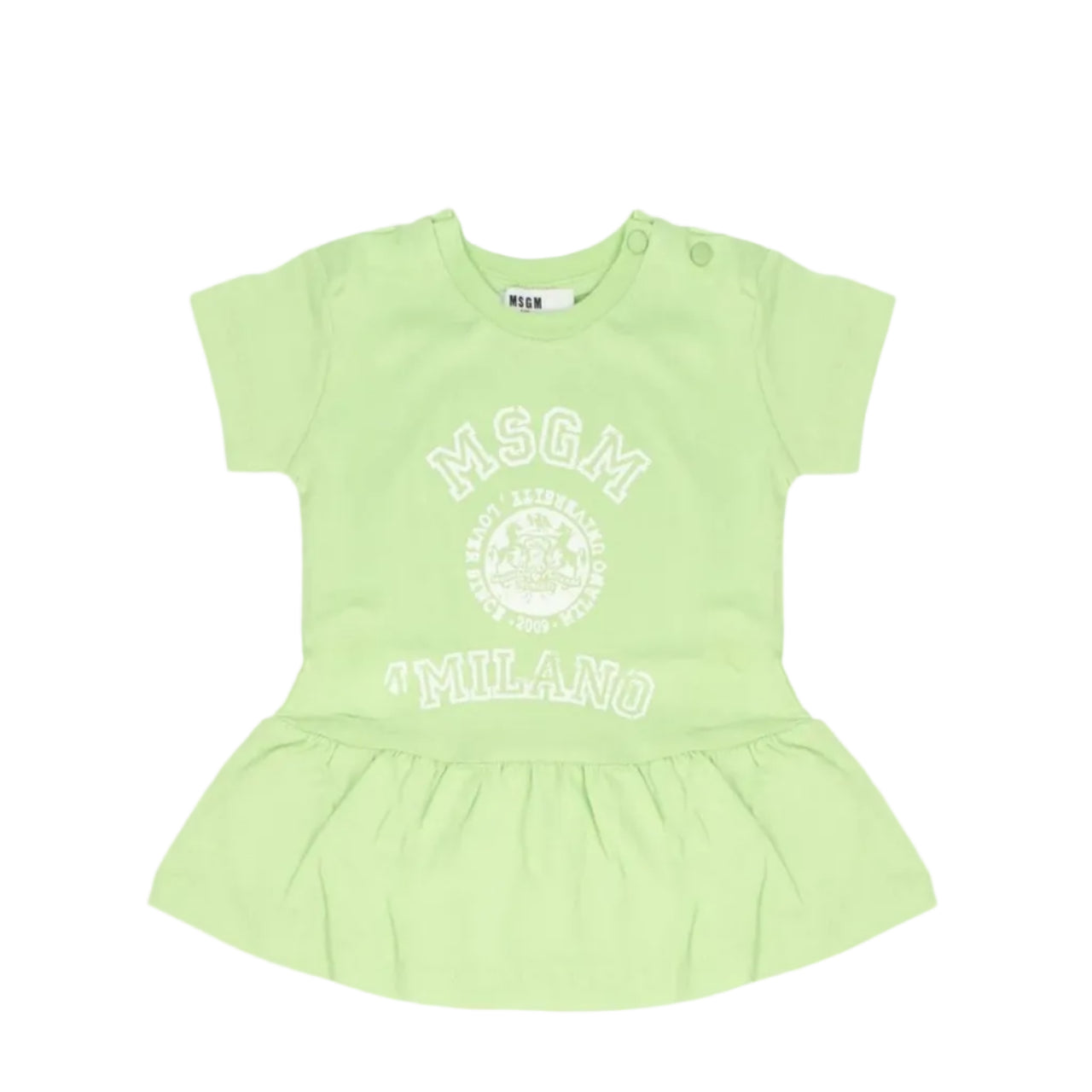 Short Sleeve Crewneck Dress