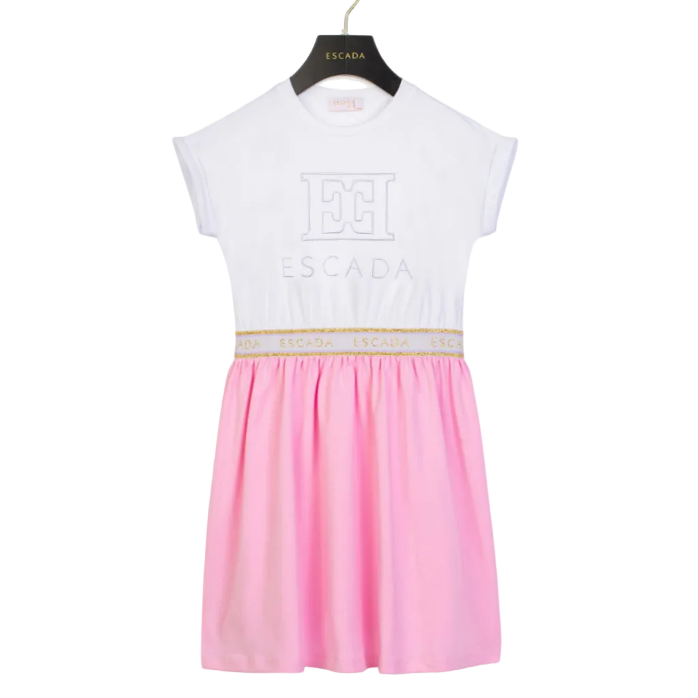 Belted Logo Dress