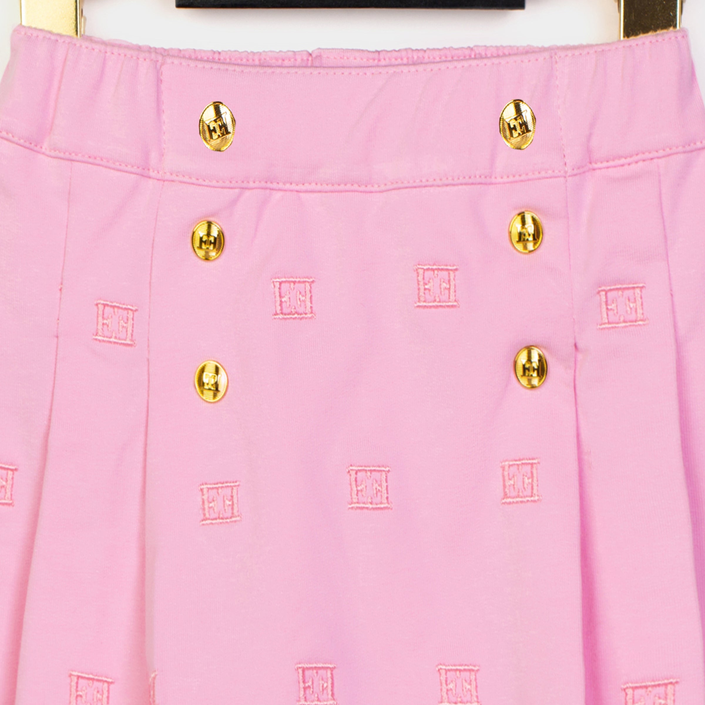 Buttoned Midi Skirt