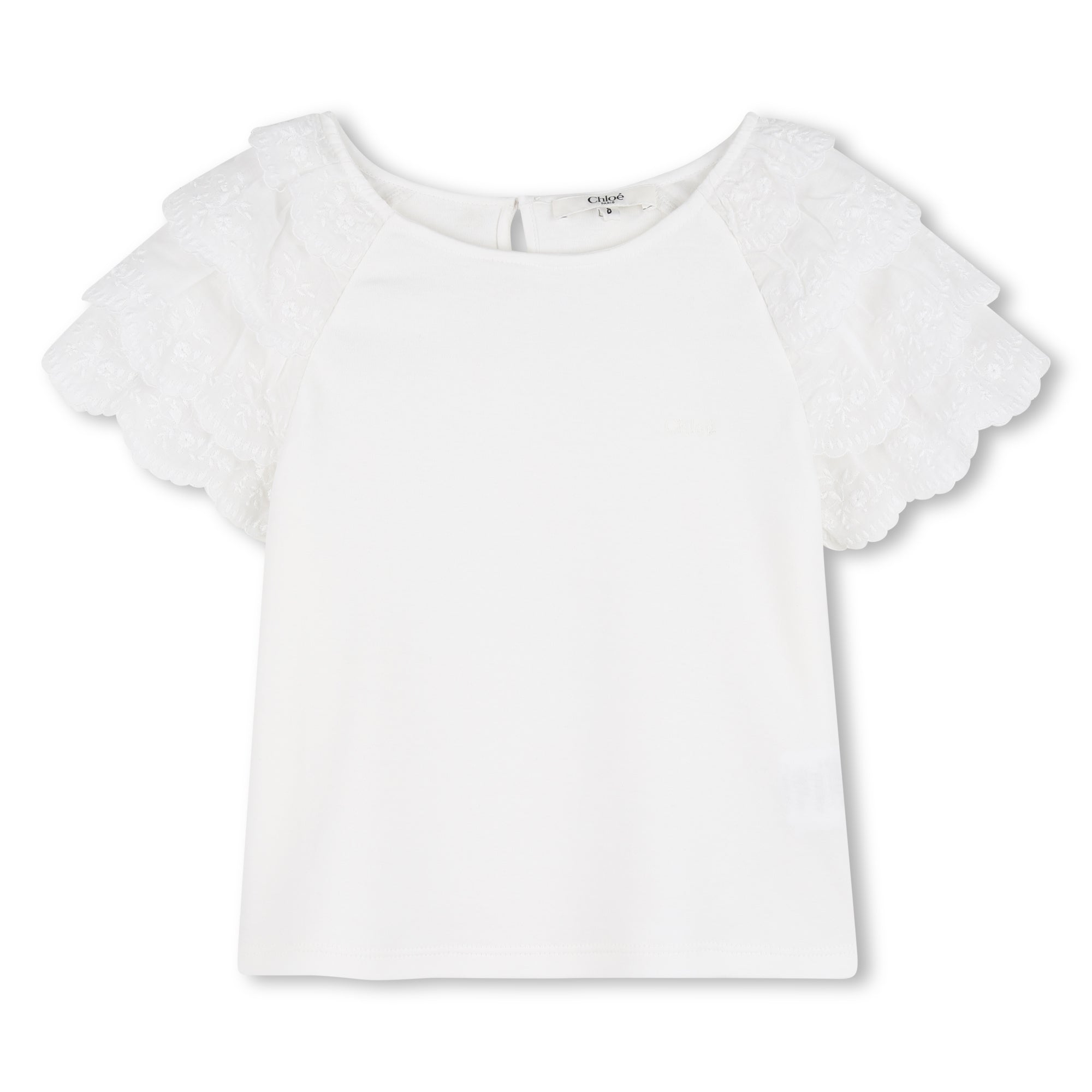 Embroidered Sleeves T-Shirt
