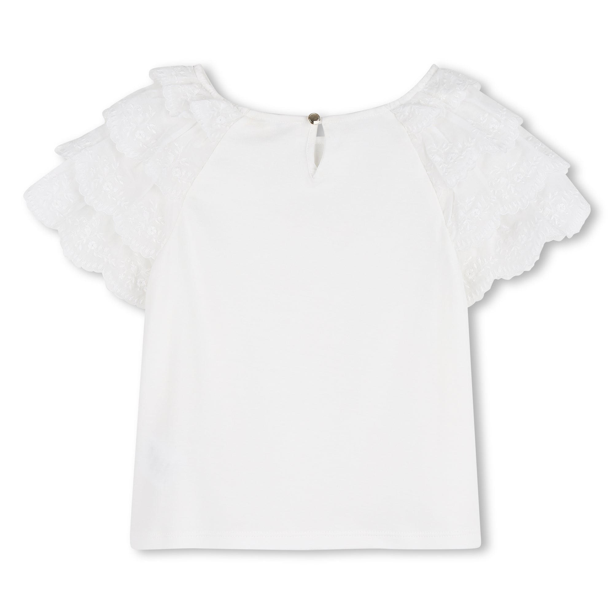 Embroidered Sleeves T-Shirt