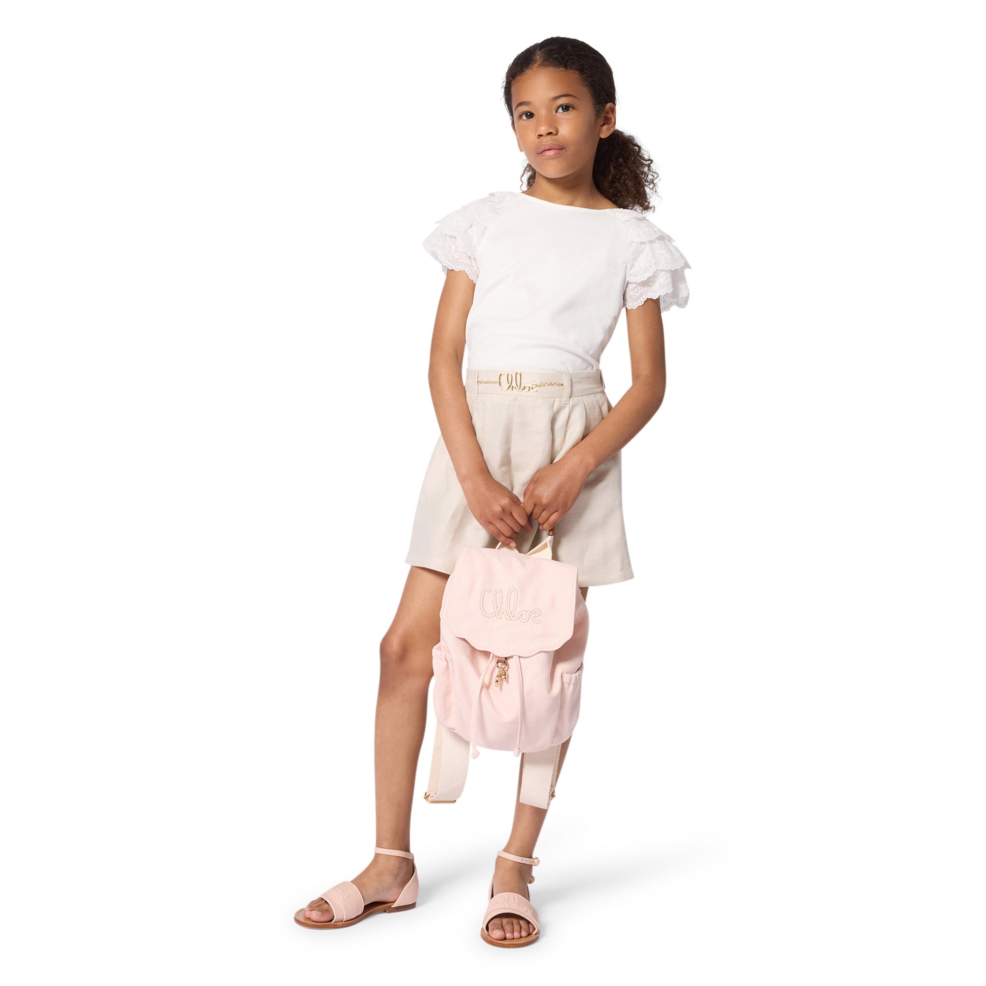 Embroidered Sleeves T-Shirt