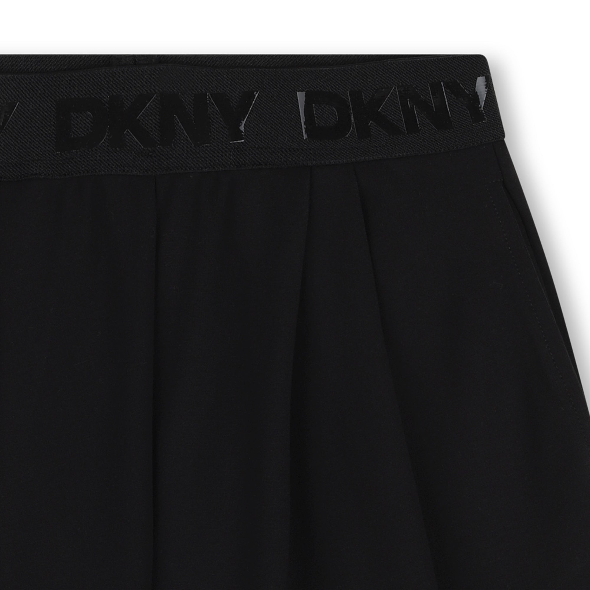 Pleated Logo Shorts