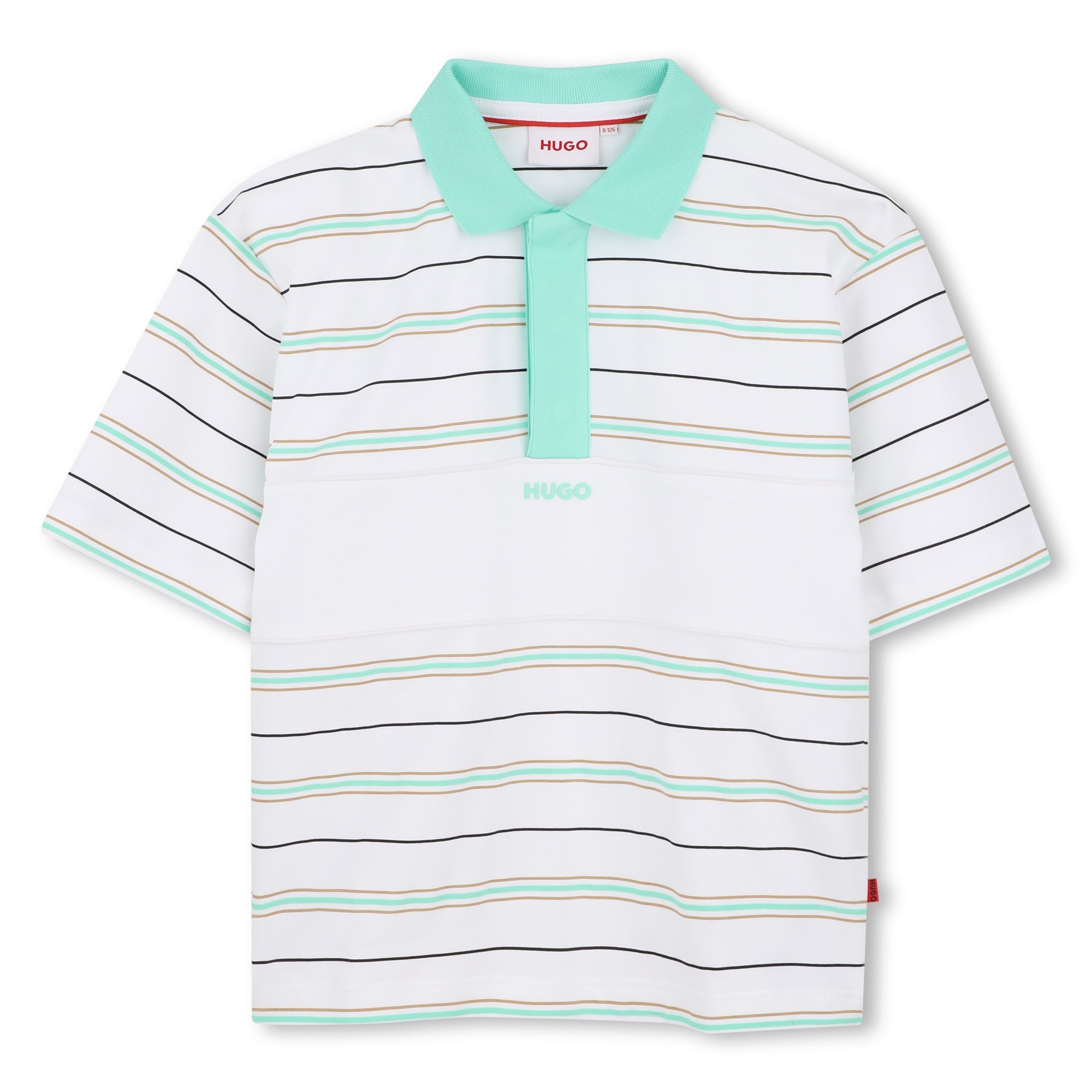 Stripe Logo Polo Shirt