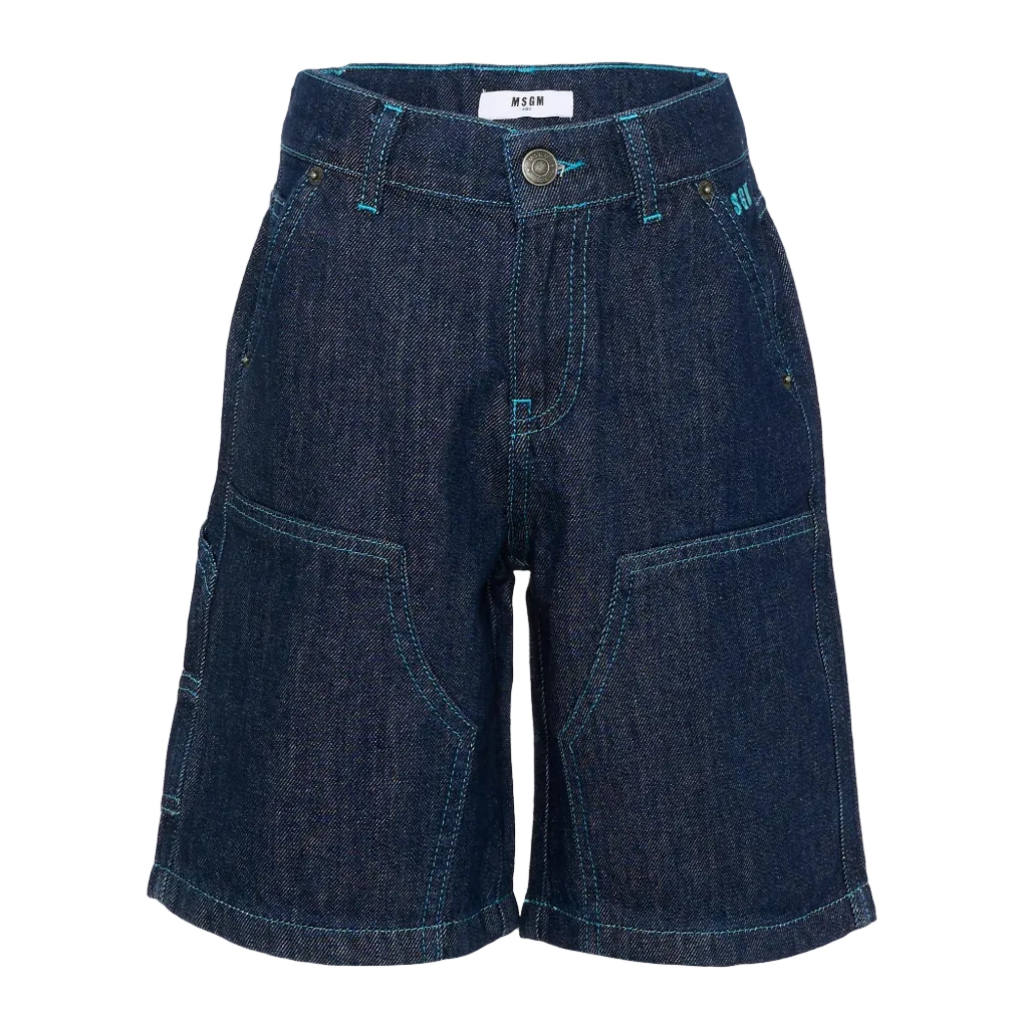 Denim Bermuda Shorts