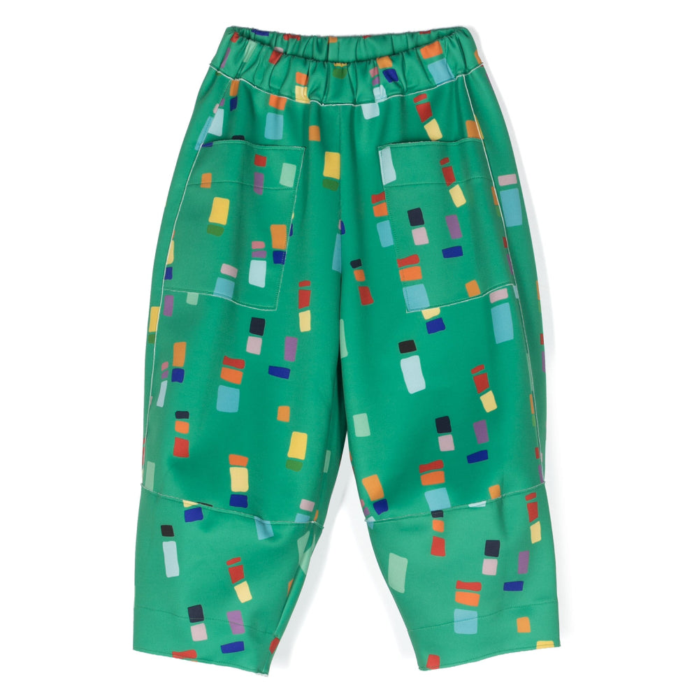 Graphic Print Trousers