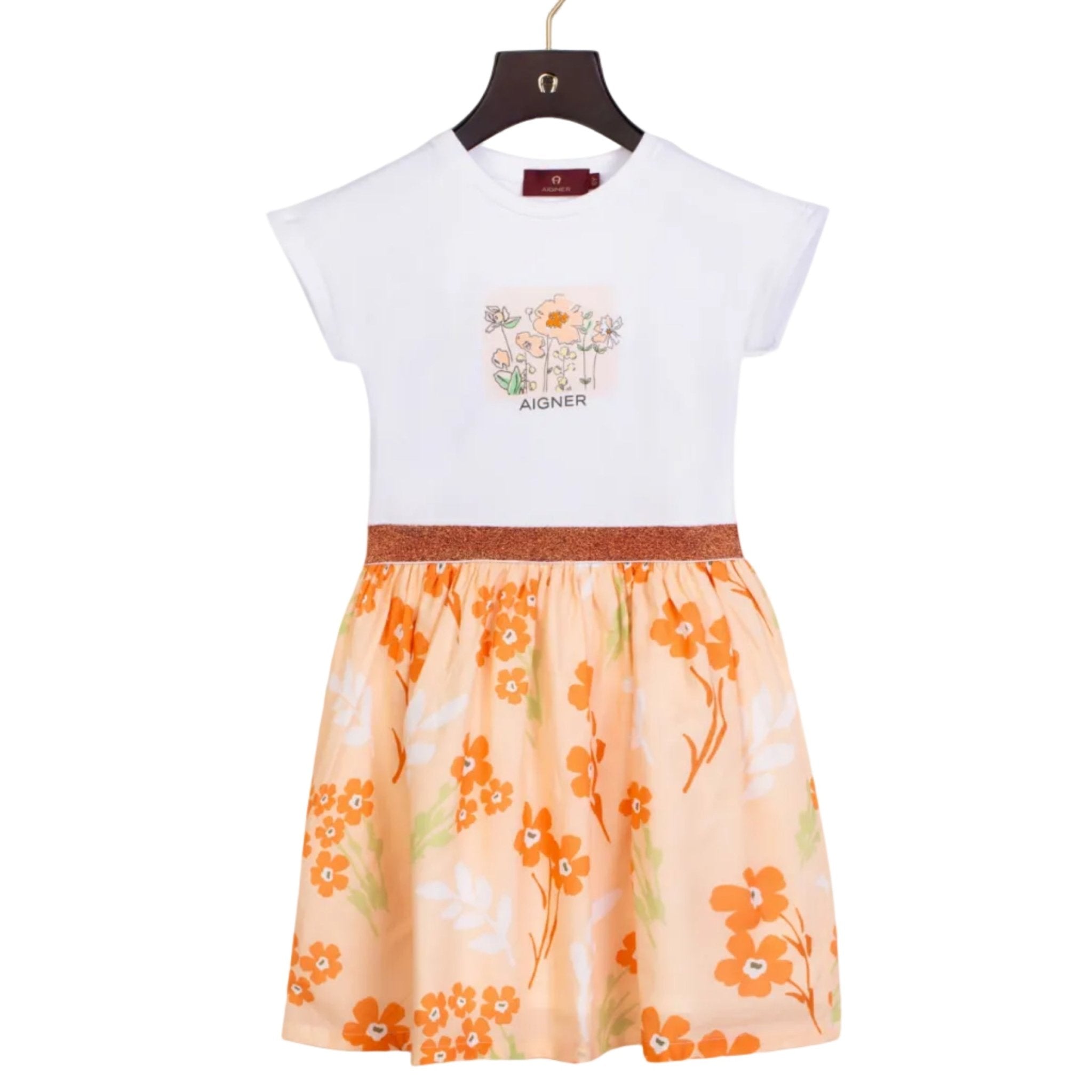 AIGNERFlared Logo Dress4062176858904SAVANNA