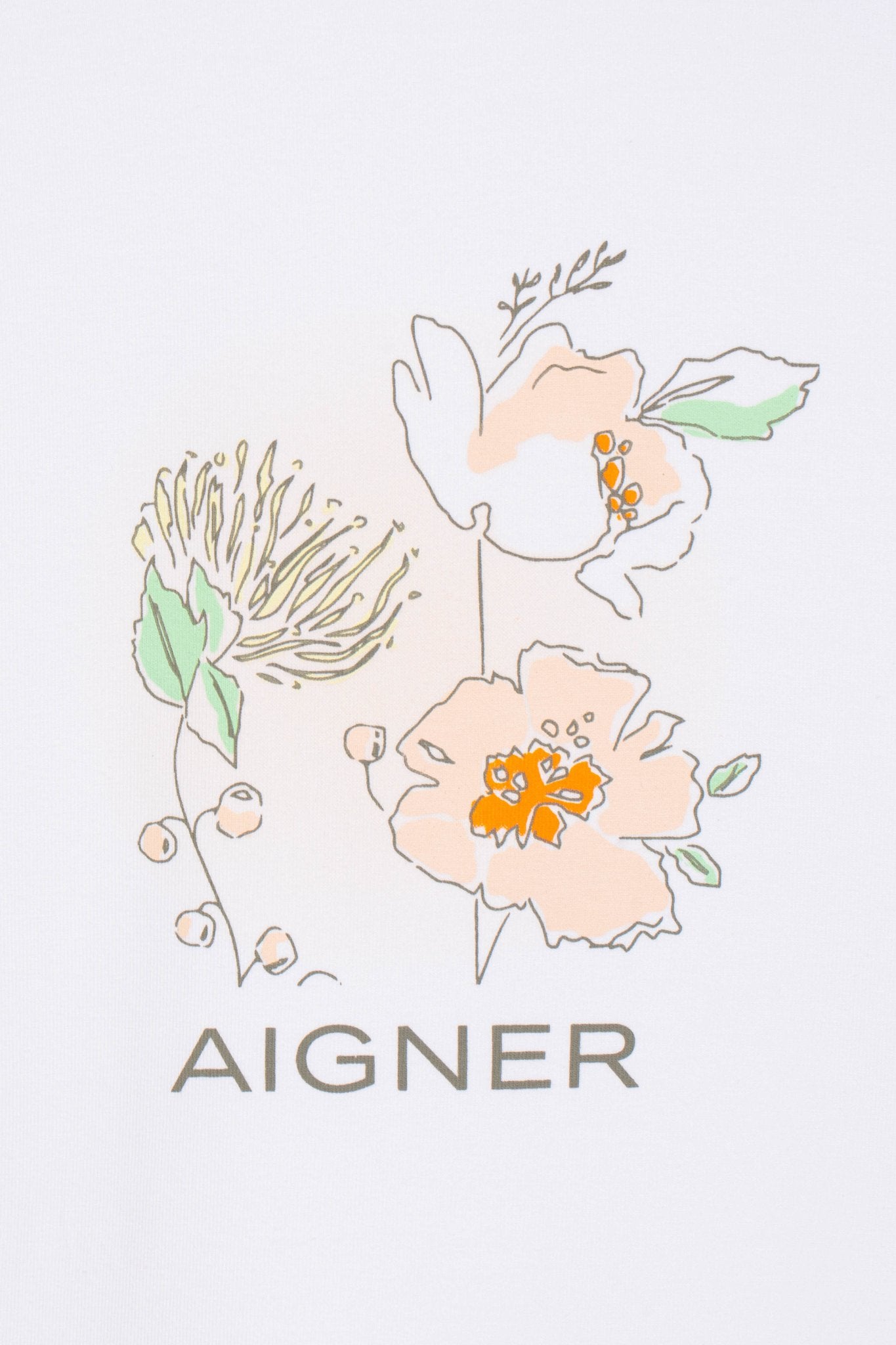 AIGNERFloral Tulle Print T-Shirt4062176859307SAVANNA
