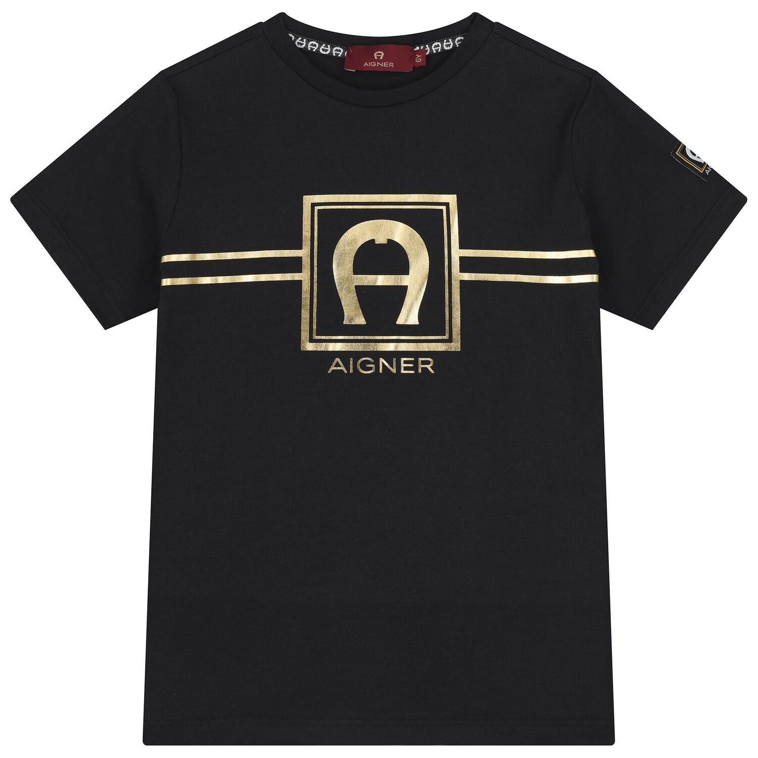 AIGNERGold Logo T-Shirt4062176848349SAVANNA