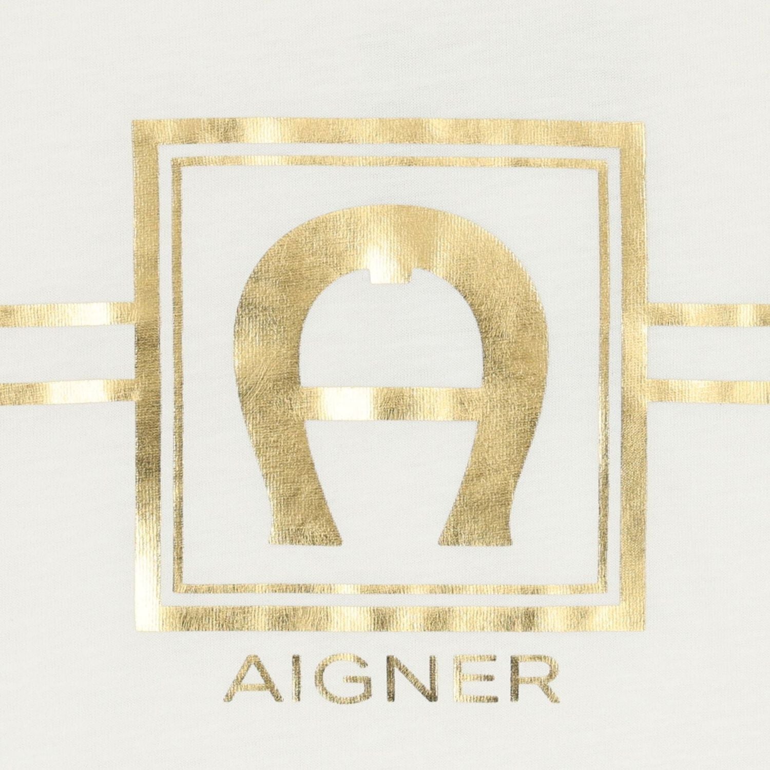 AIGNERGold Logo T-Shirt4062176910619SAVANNA