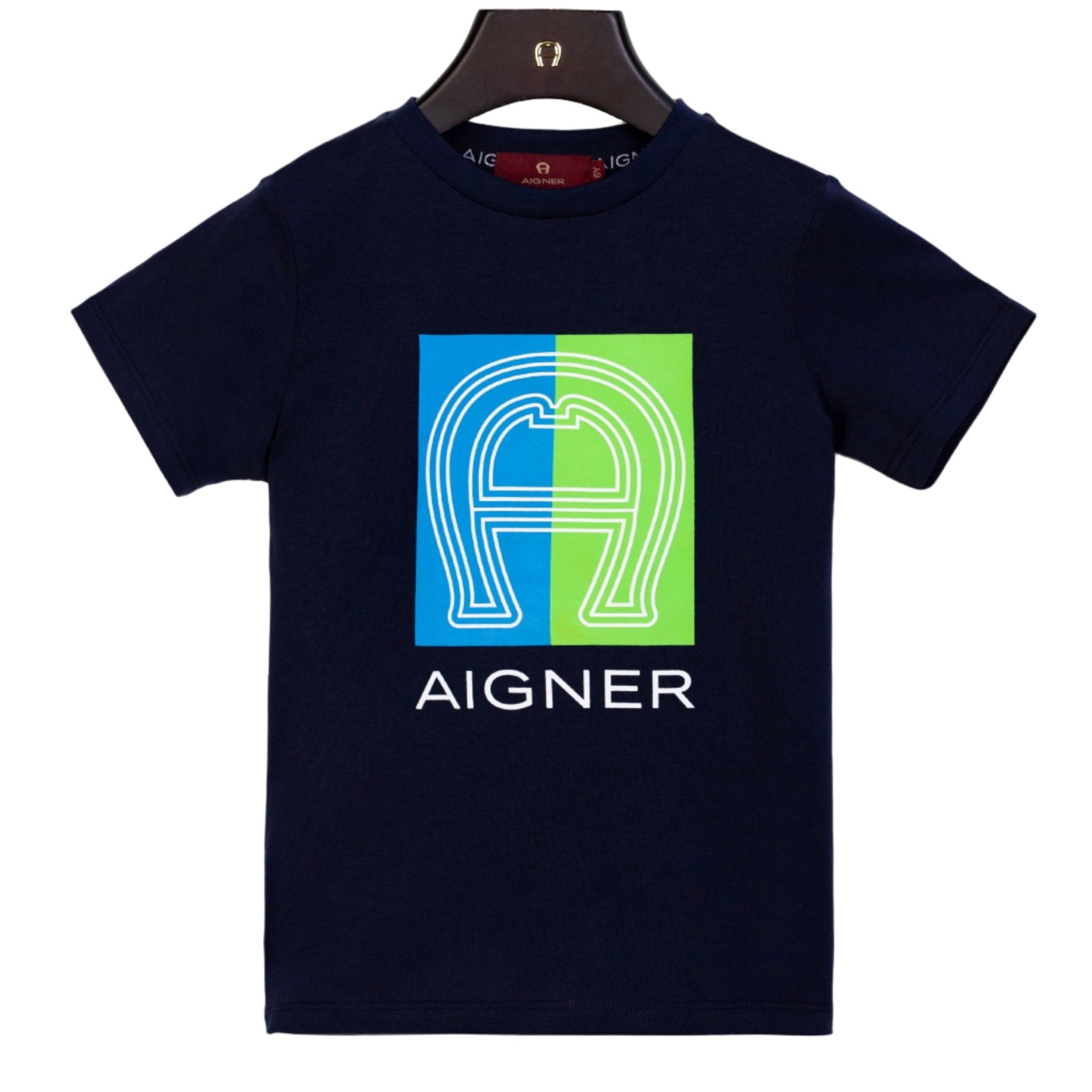 AIGNERJersey Logo Print T-Shirt4062176790488SAVANNA