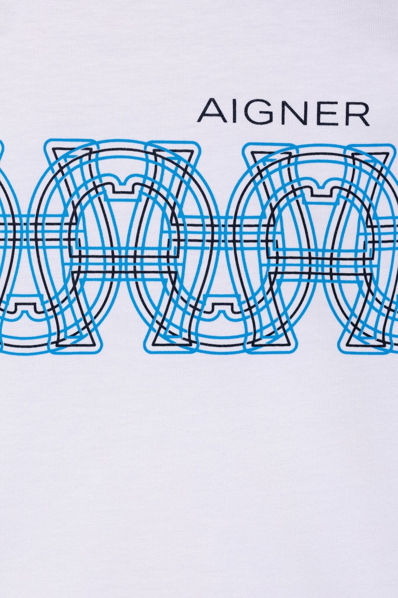 AIGNERJersey Logo Print T-Shirt4062176791362SAVANNA