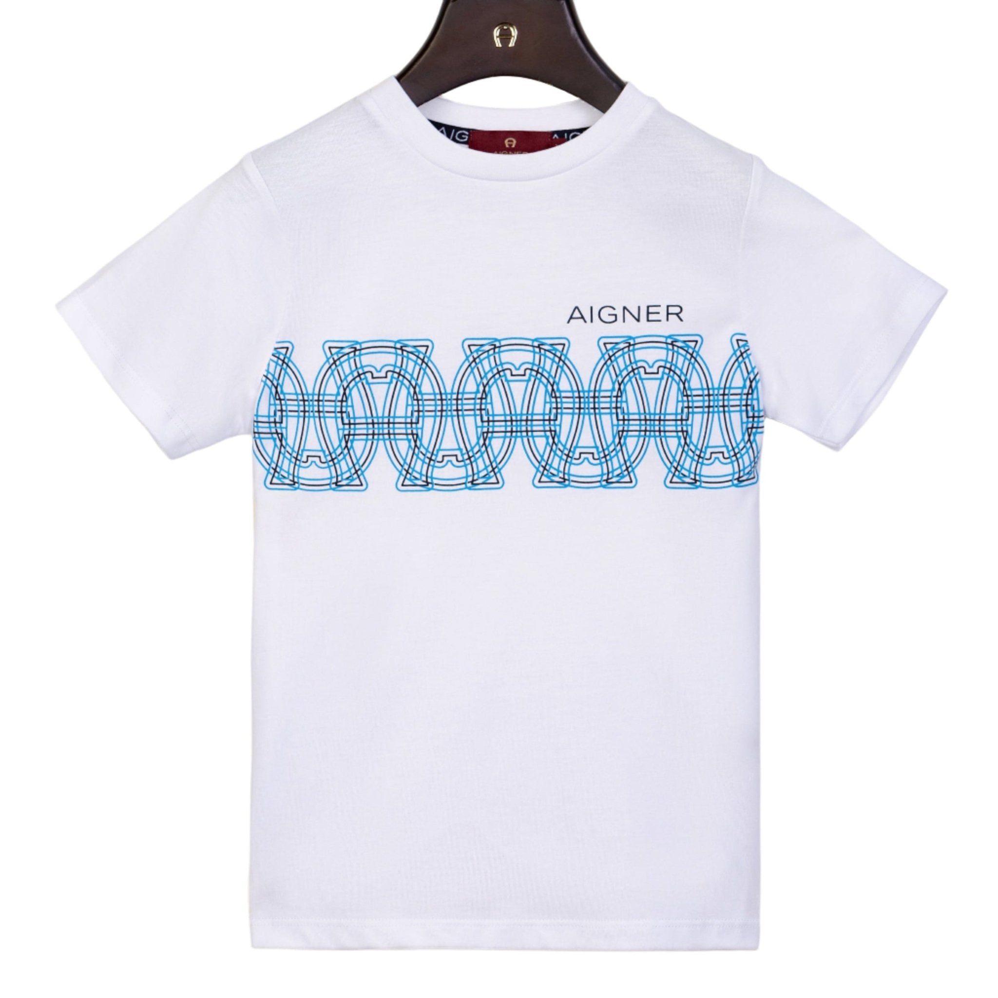 AIGNERJersey Logo Print T-Shirt4062176791362SAVANNA