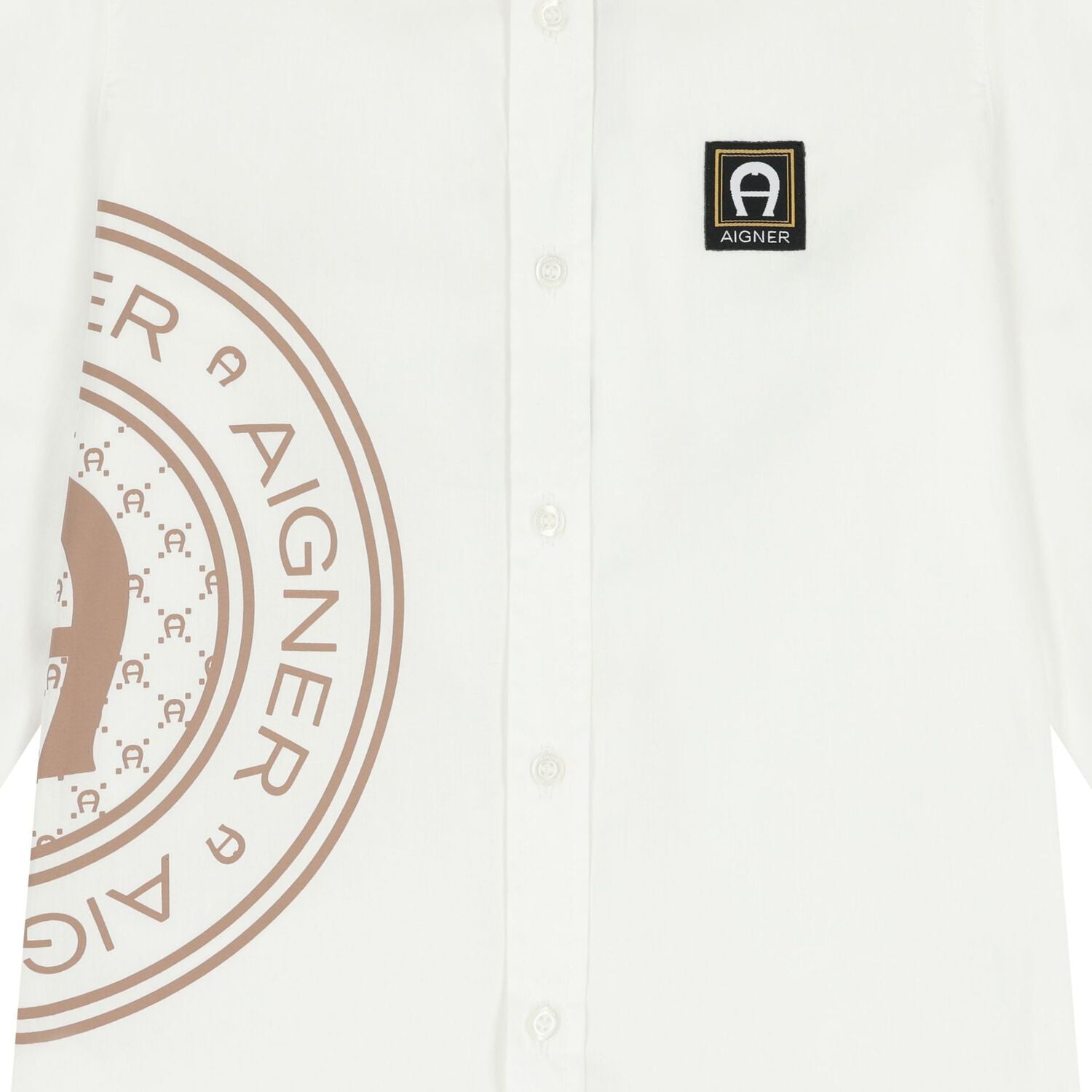 AIGNERLogo Print Shirt4062176849544SAVANNA