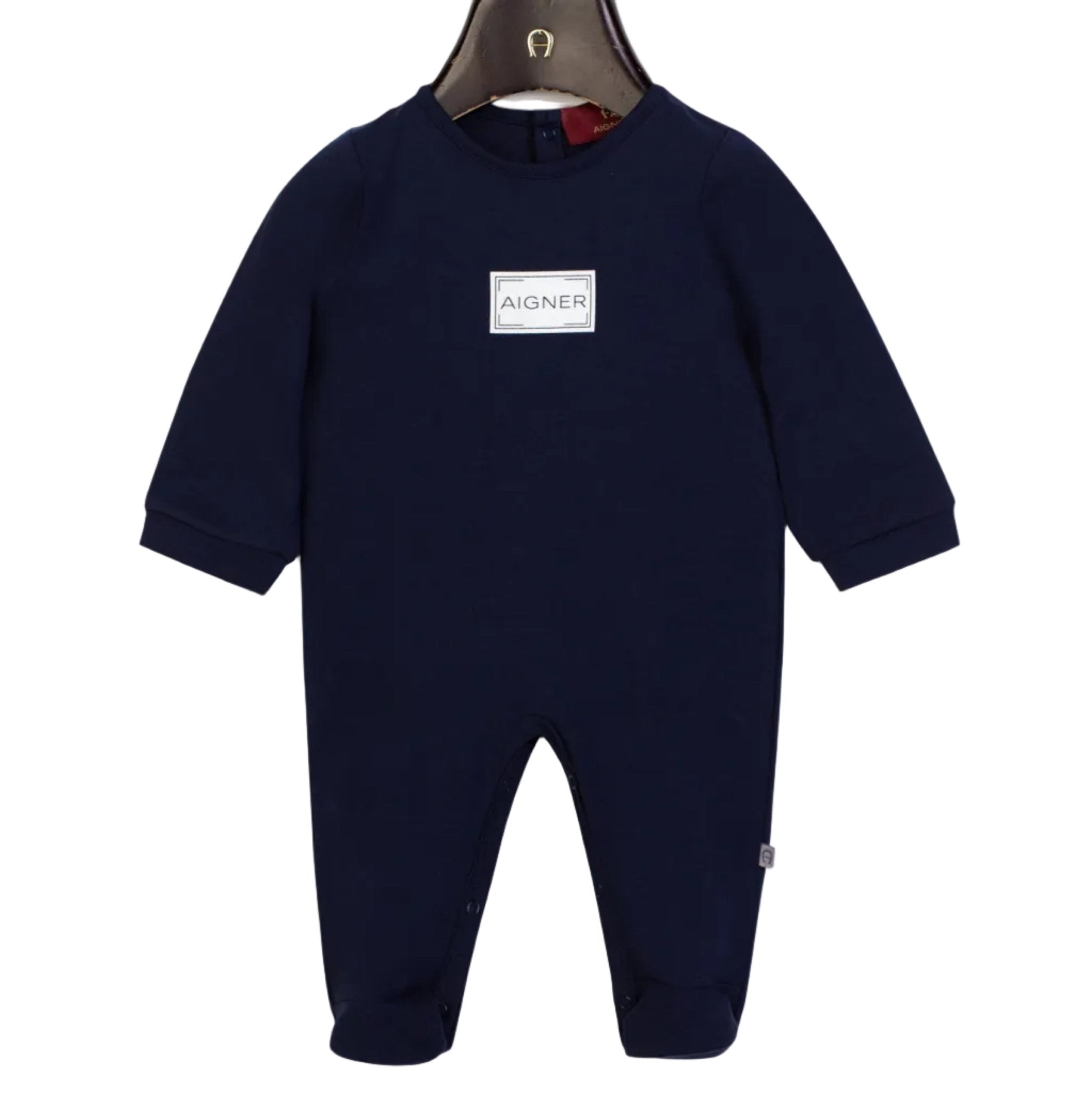 AIGNERPatch Logo Romper Babygrow4062176838357SAVANNA