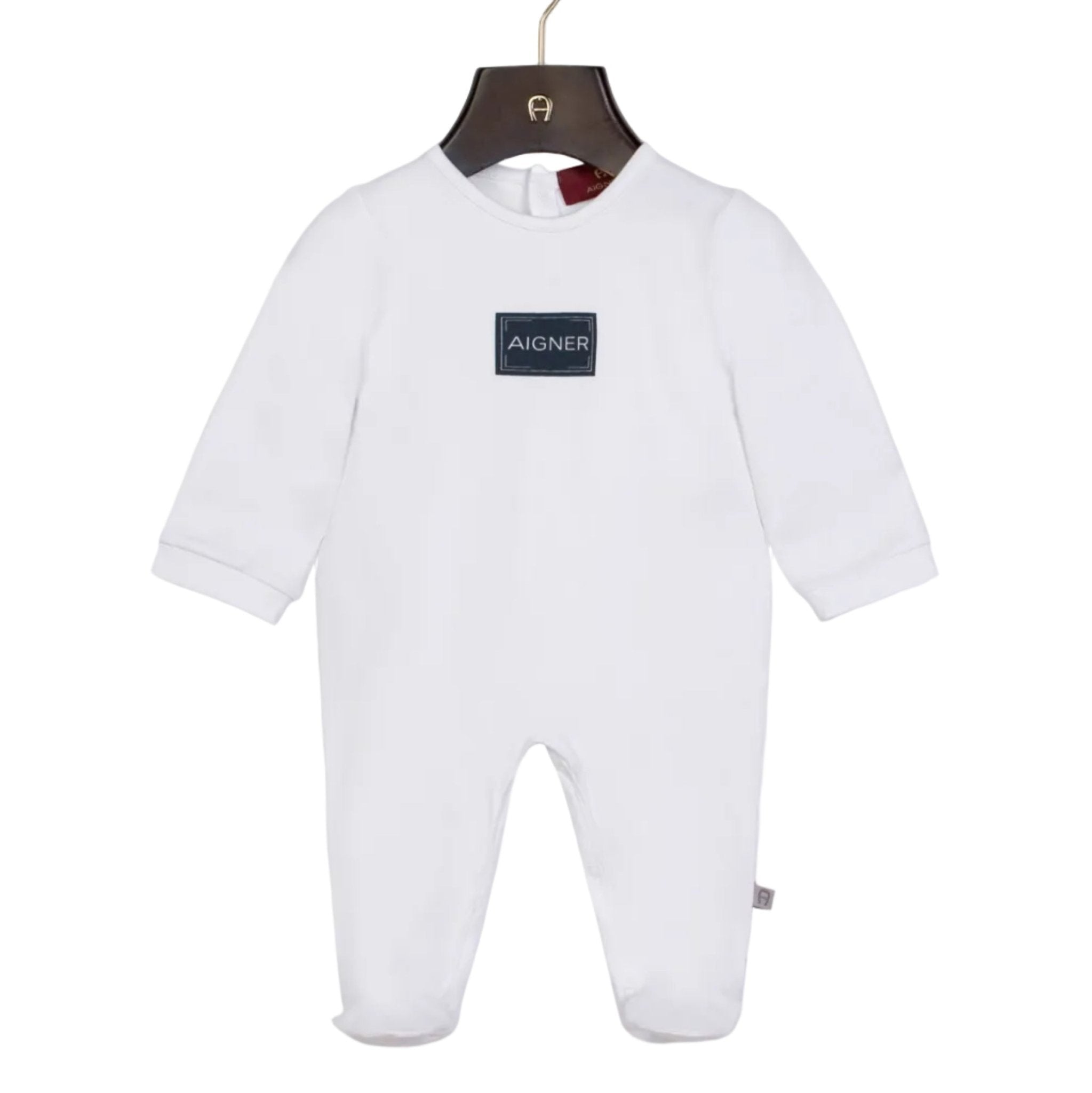 AIGNERPatch Logo Romper Babygrow4062176838432SAVANNA