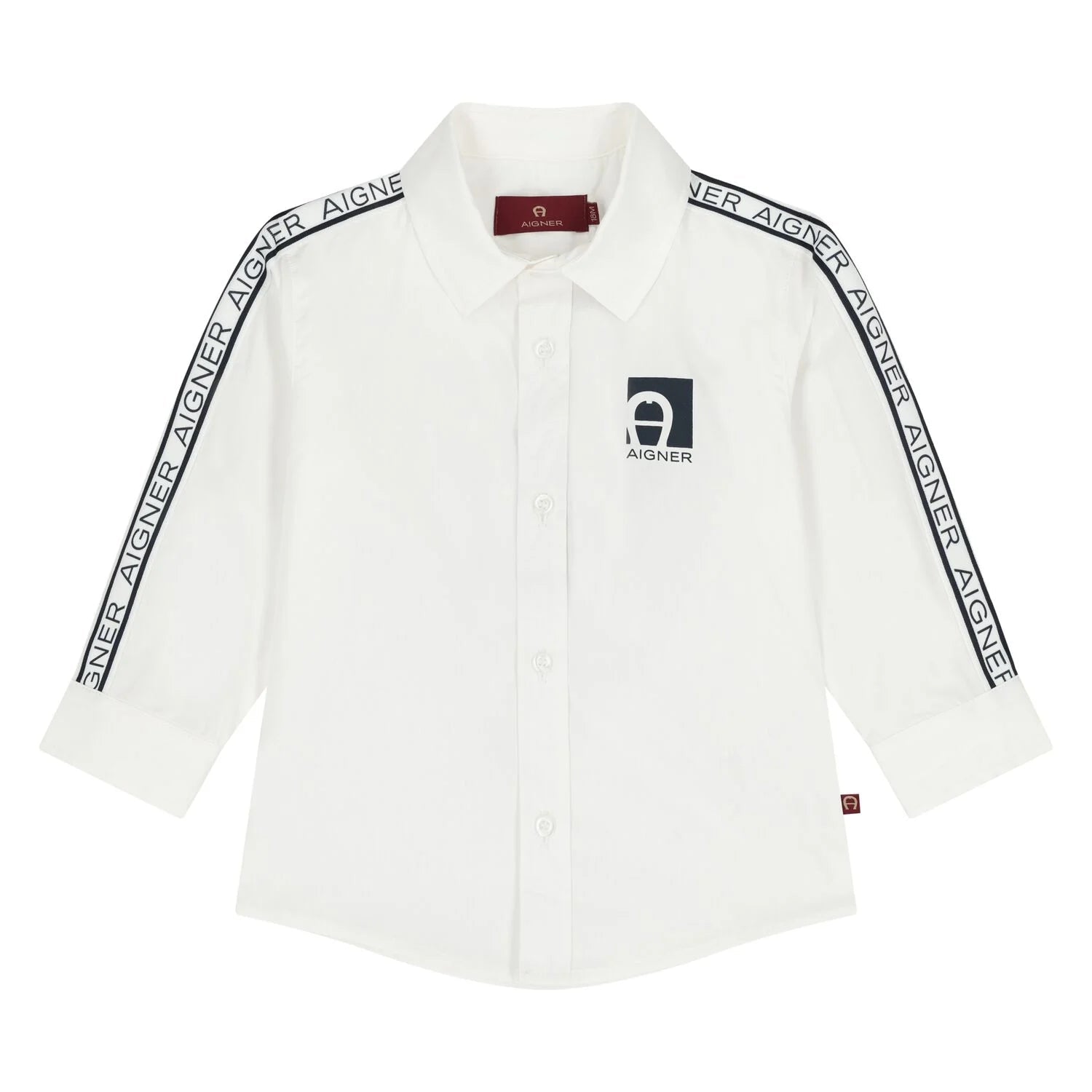 AIGNERPoplin Print Logo Shirt4062176877028SAVANNA