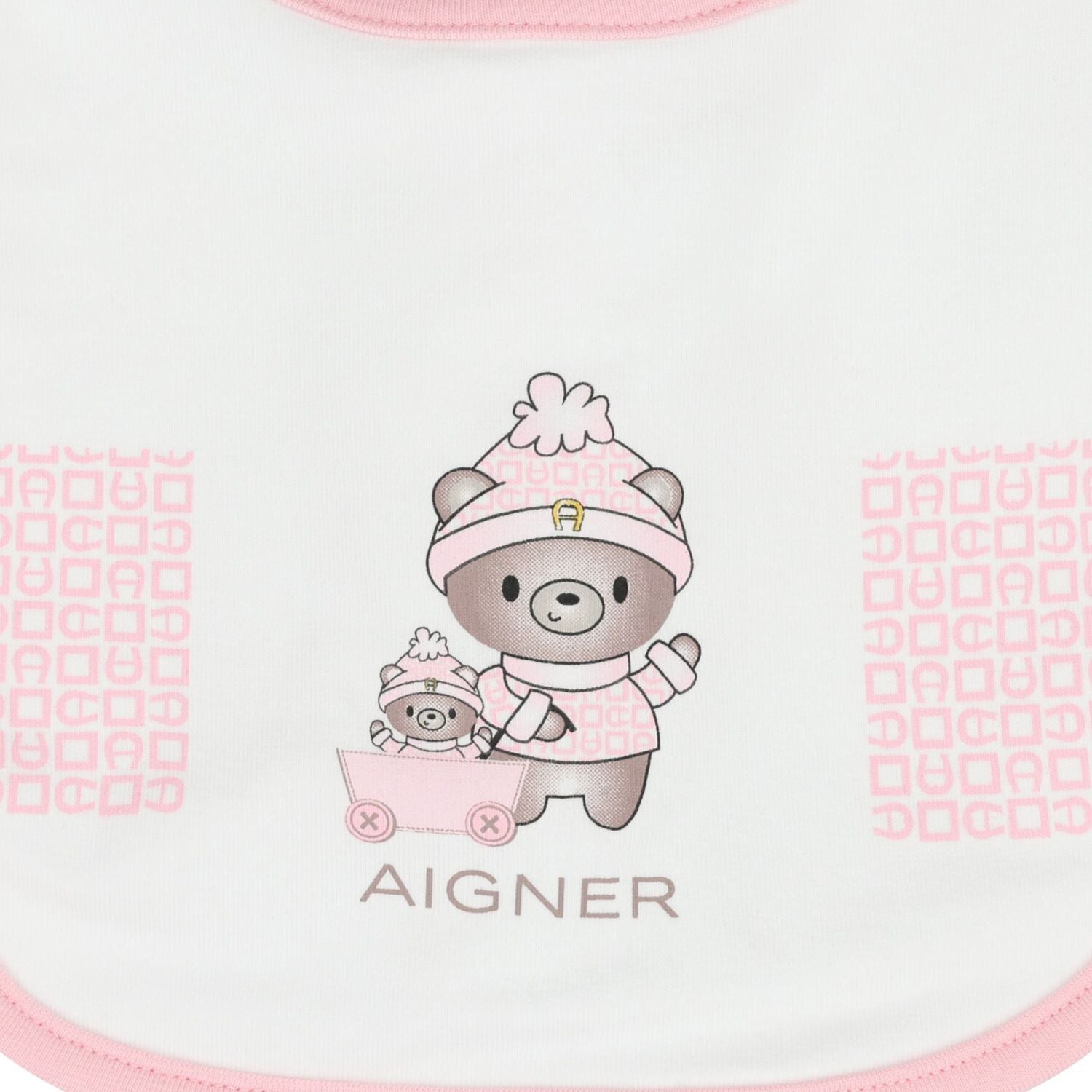 AIGNERTeddy Bear Logo Bib4062176898870SAVANNA