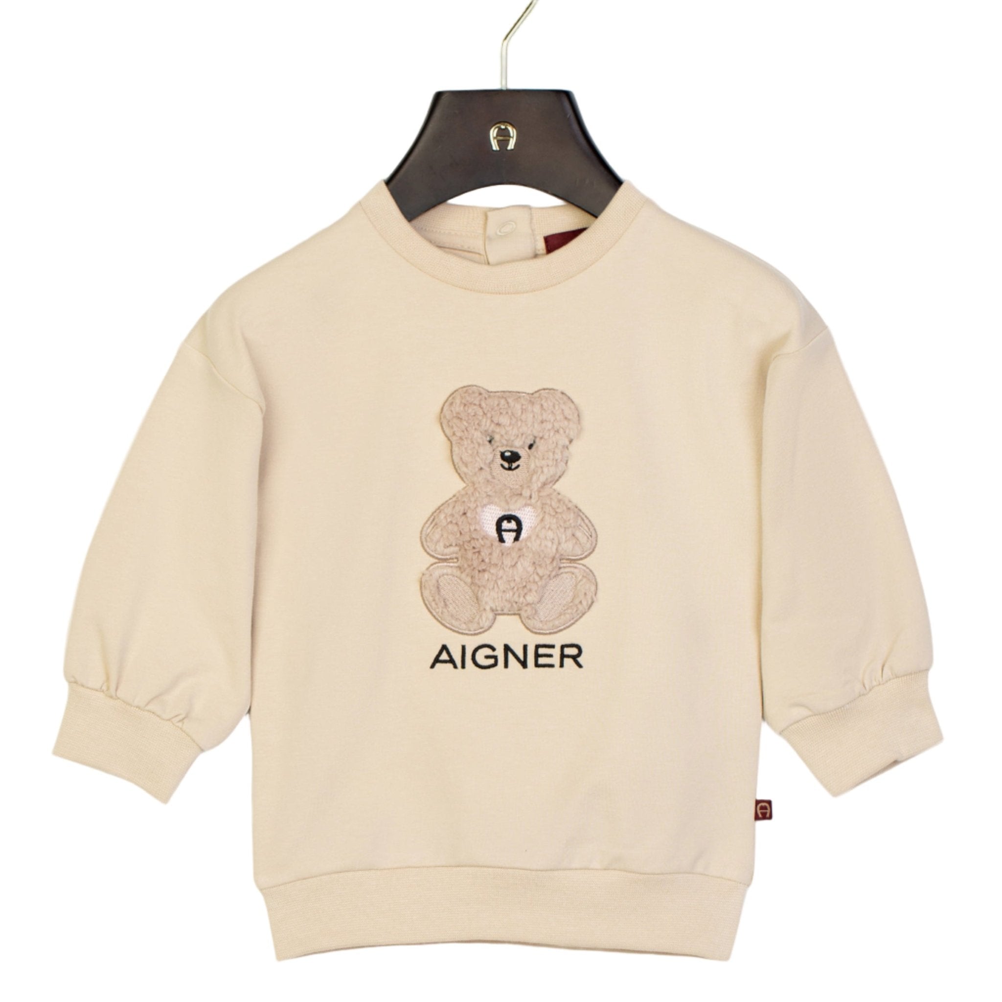 AIGNERTeddy Bear Logo Sweatshirt4062176817000SAVANNA