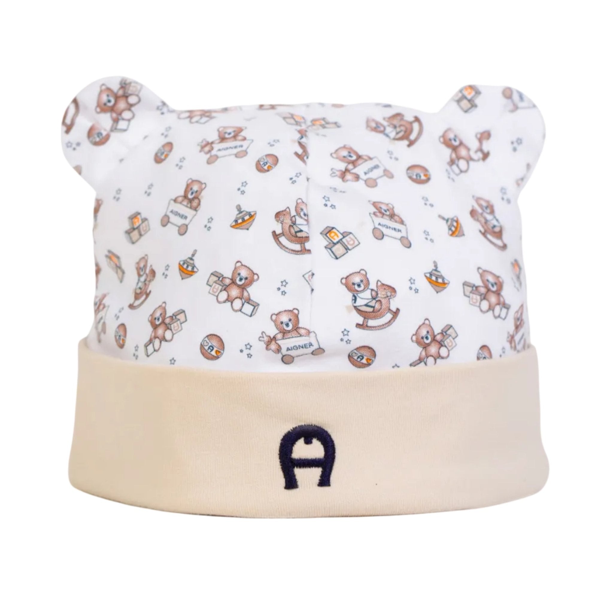 AIGNERTeddy Bear Print Hat4062176838555SAVANNA