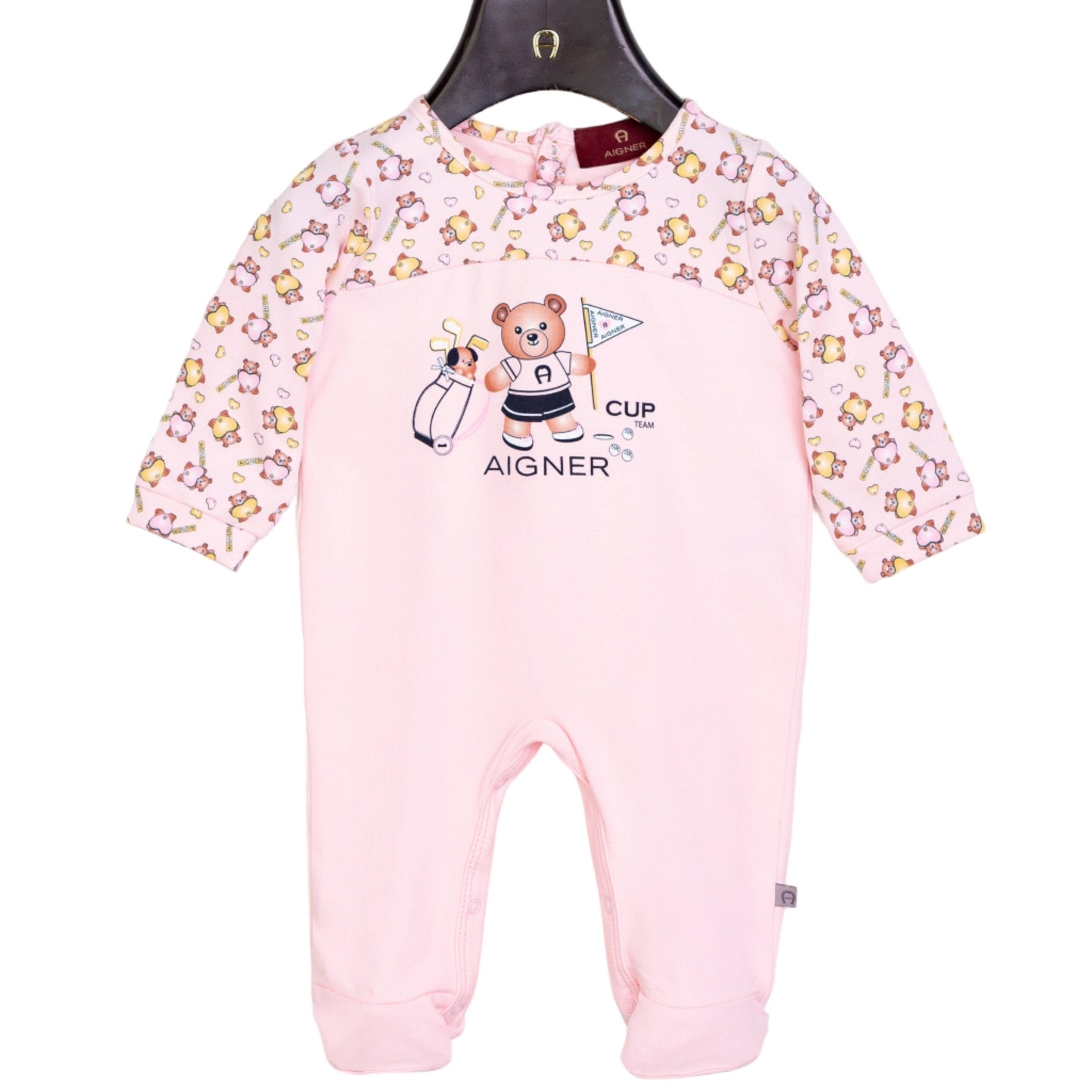 AIGNERTeddy Print Pyjama Babygrow4062176762249SAVANNA