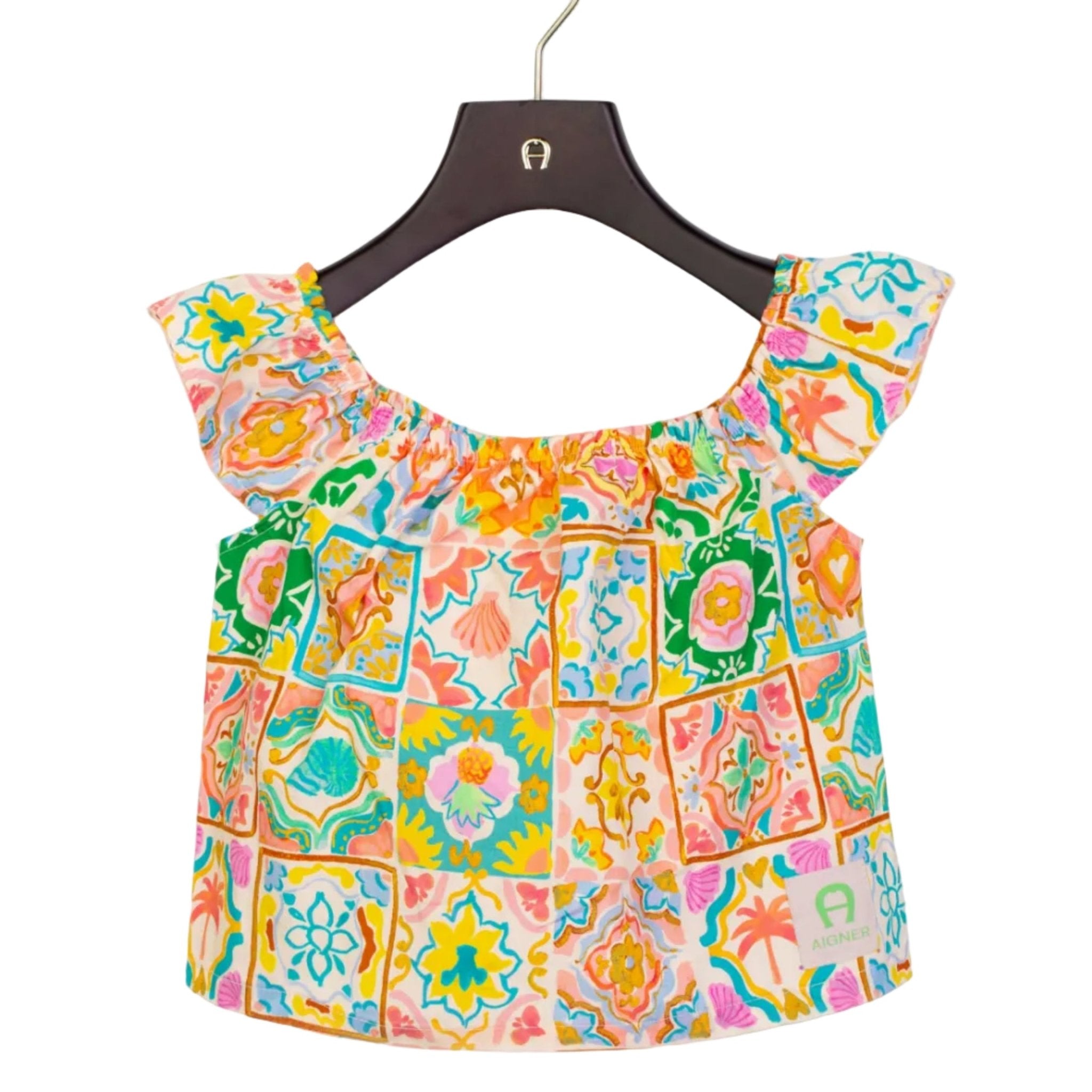 AIGNERTile Print Blouse4062176863465SAVANNA