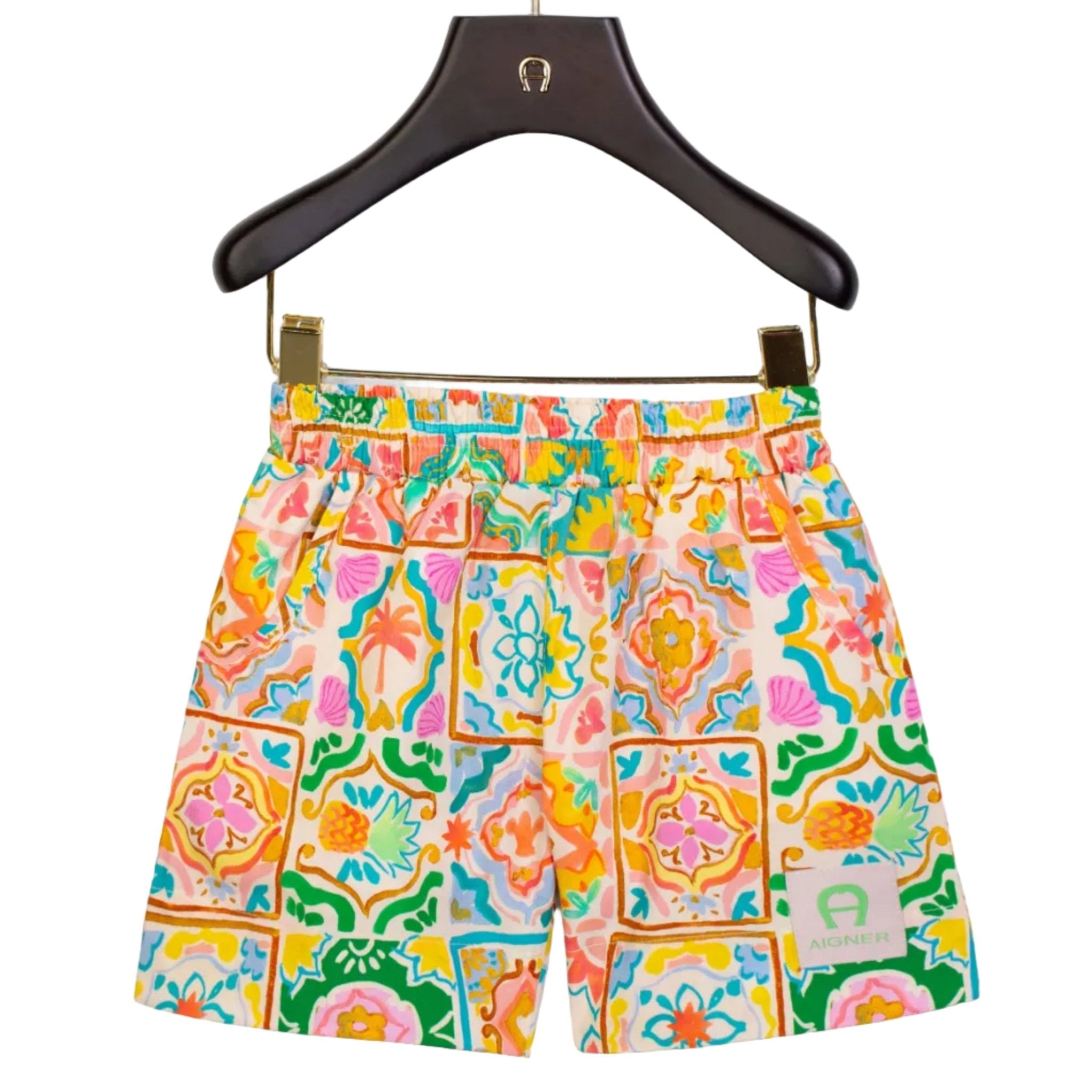 AIGNERTile Print Shorts4062176878070SAVANNA