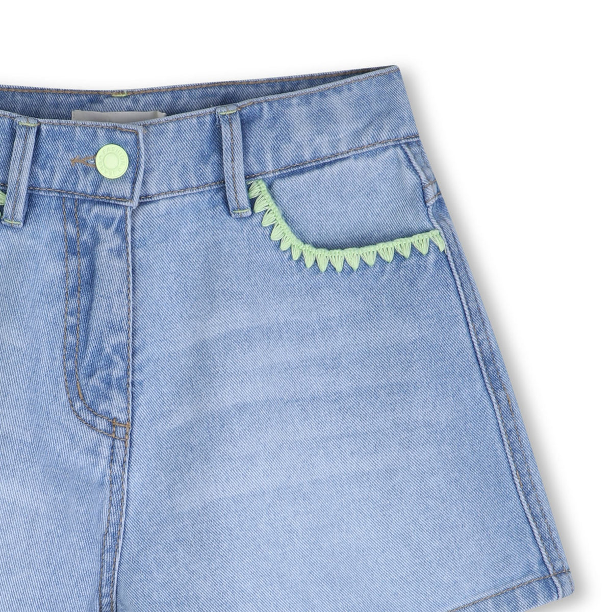 BillieblushEmbroidered Denim ShortsSAVANNA