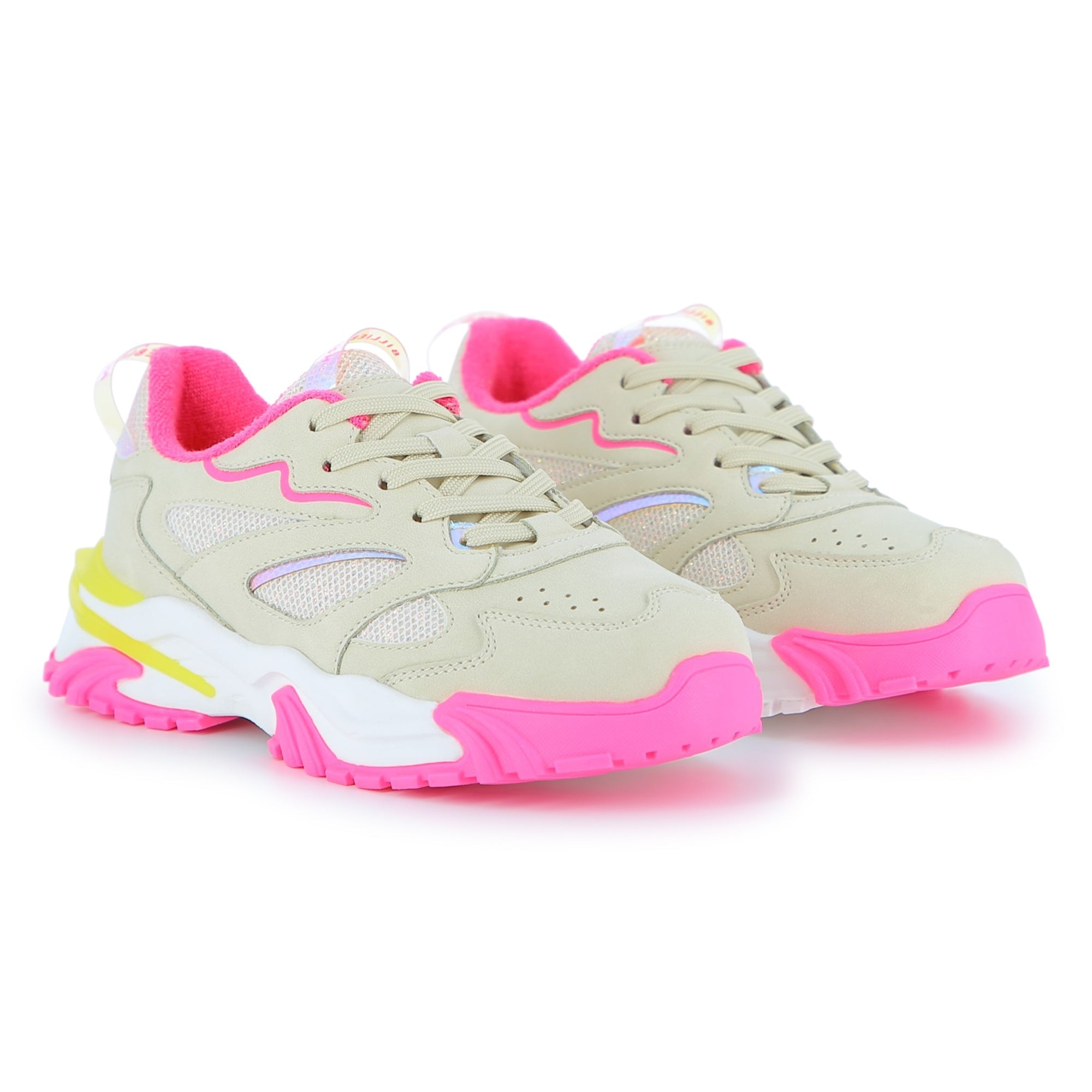 BillieblushLace Panelled Sneakers3617165968150SAVANNA