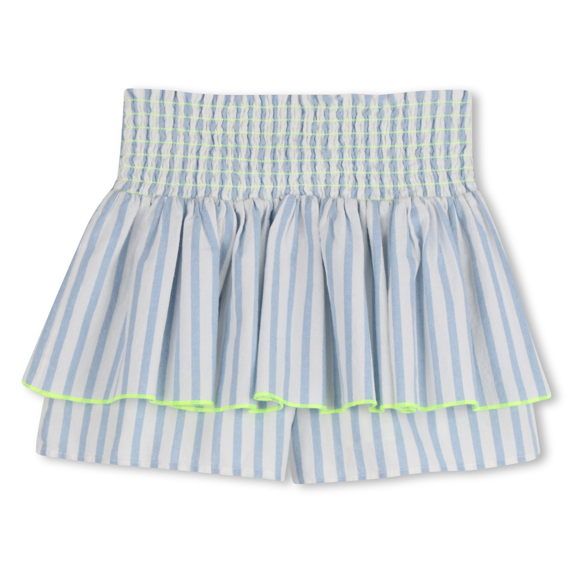 BillieblushStriped Tiered ShortsSAVANNA