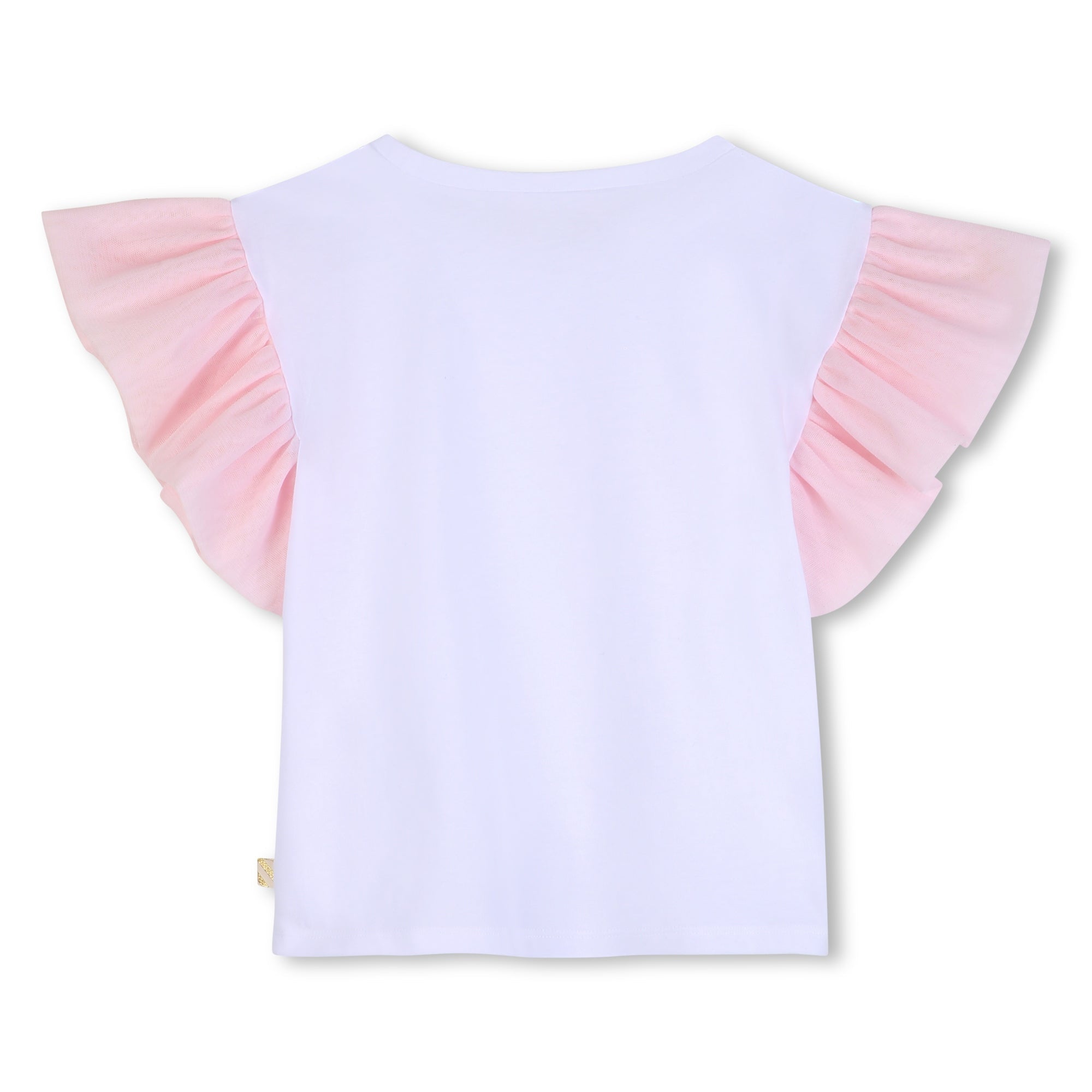 BillieblushTulle Sleeves T-ShirtSAVANNA