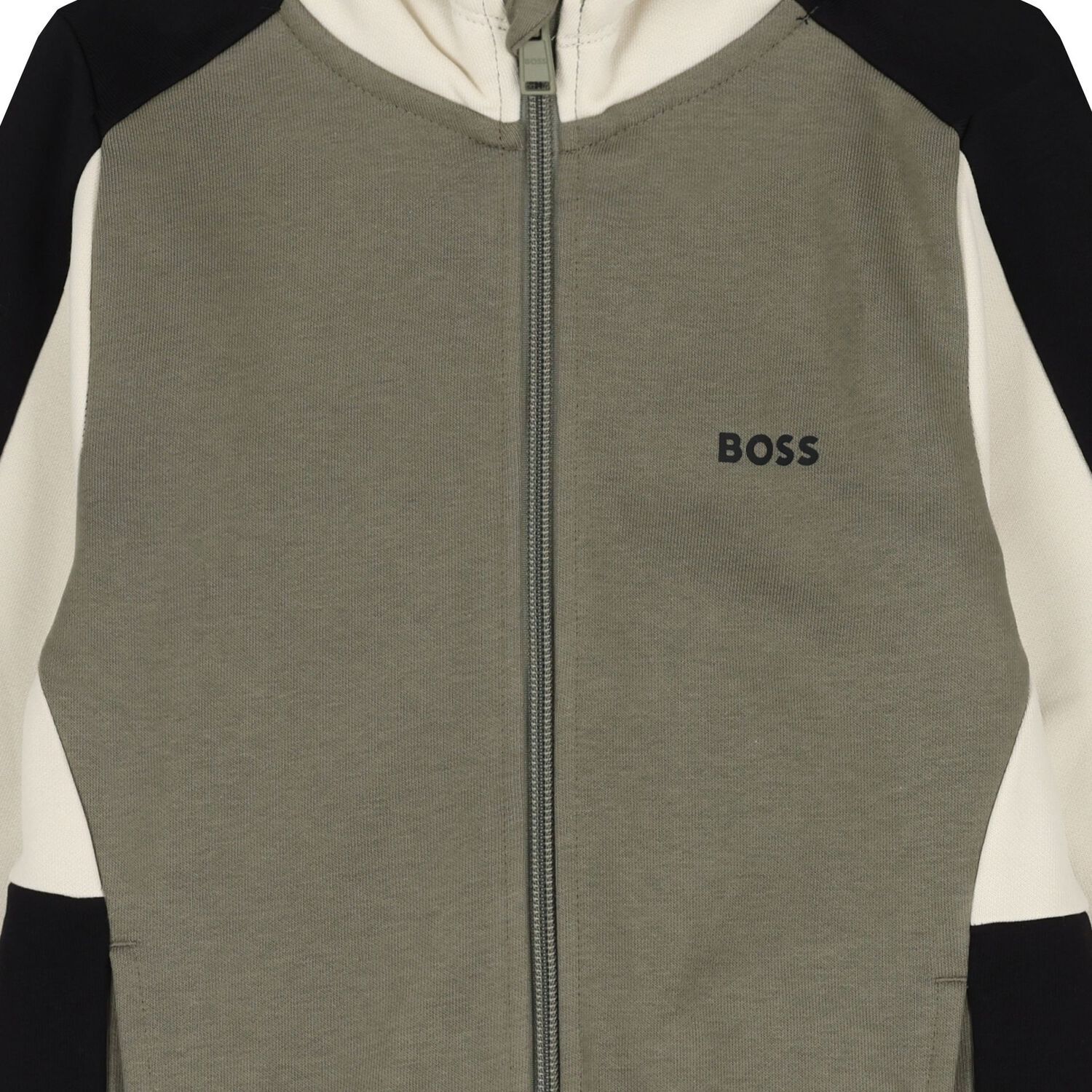 BossLogo Hooded Zip Up Top3617165781384SAVANNA