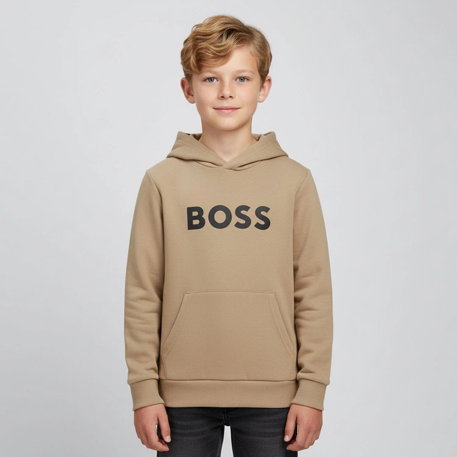 BossLogo Print Hoodie3617165734526SAVANNA