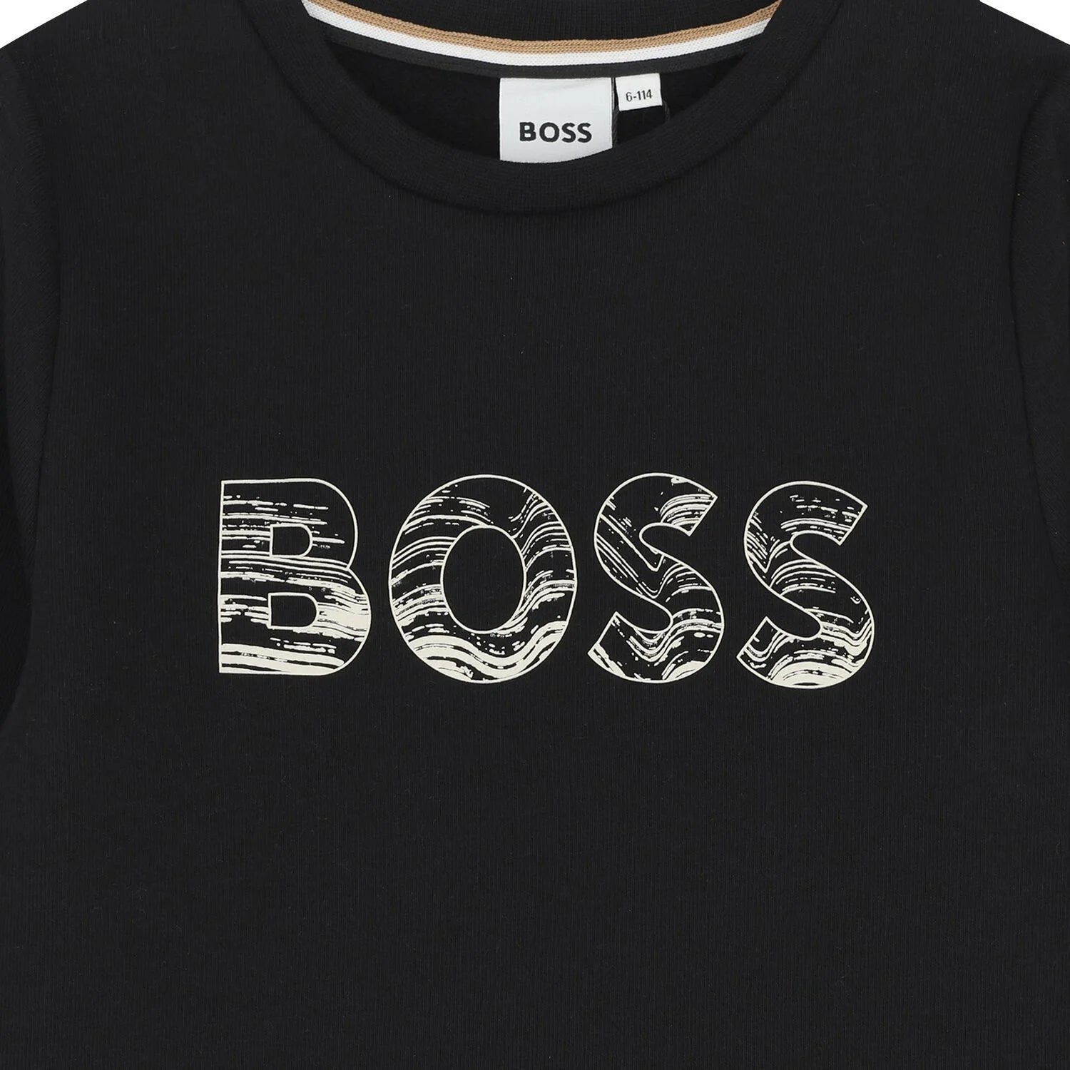 BossLogo Print Sweatshirt3617165589263SAVANNA