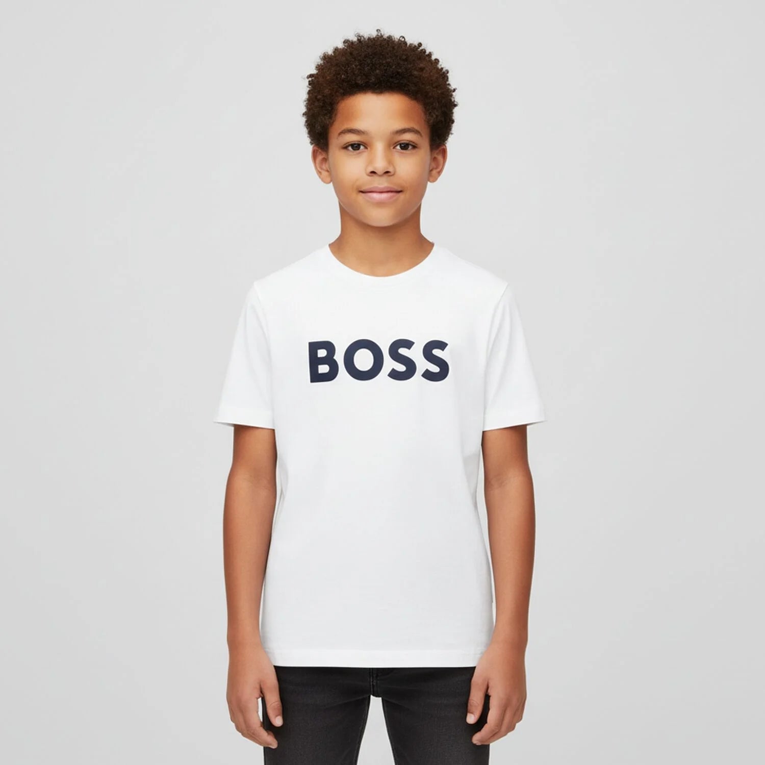 BossLogo Print T-Shirt3143162232401SAVANNA