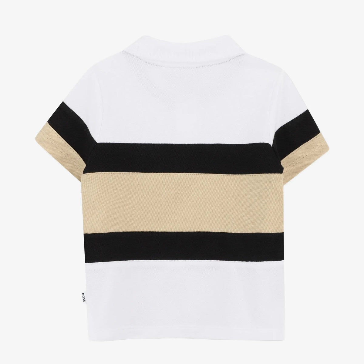 BossStriped Logo Polo Shirt3617166011190SAVANNA