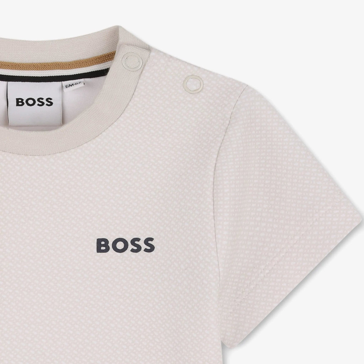 BossTextured Logo T-Shirt3617165909764SAVANNA