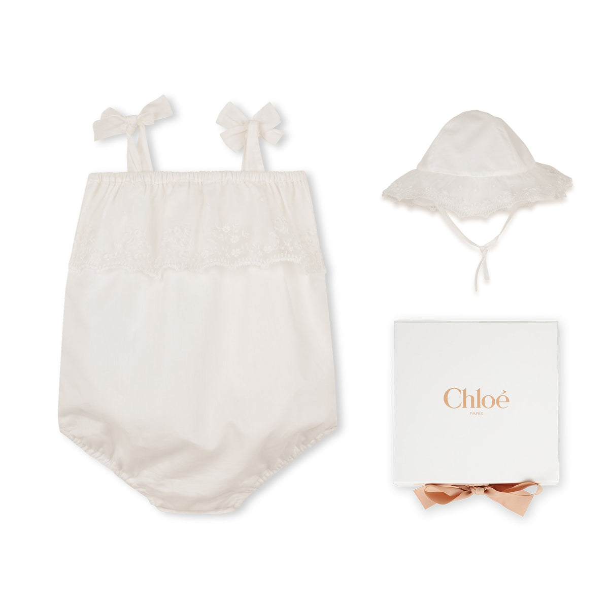 CHLOÉBabygrow Bow Lace Set3617165832581SAVANNA