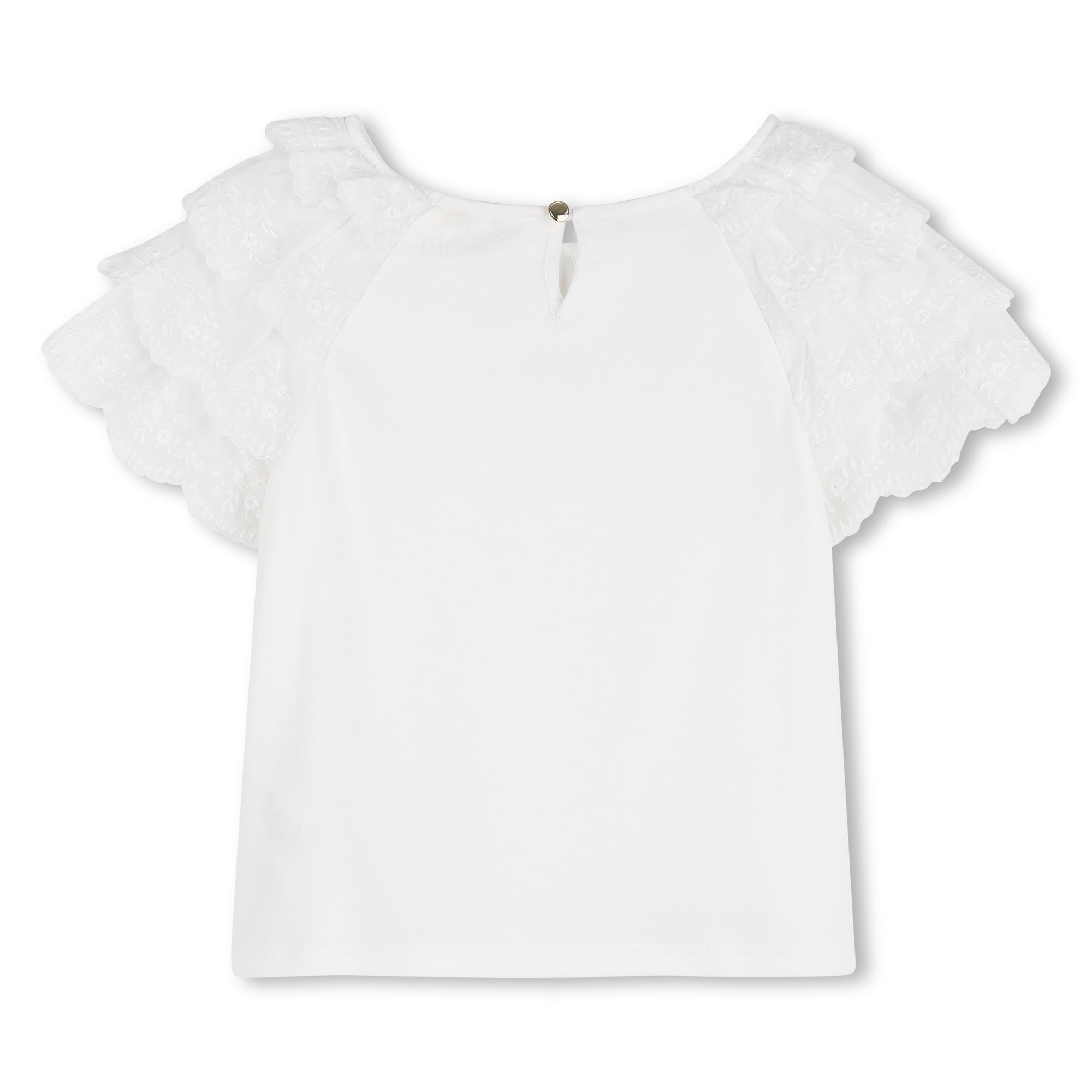 CHLOÉEmbroidered Sleeves T-Shirt3617165833939SAVANNA