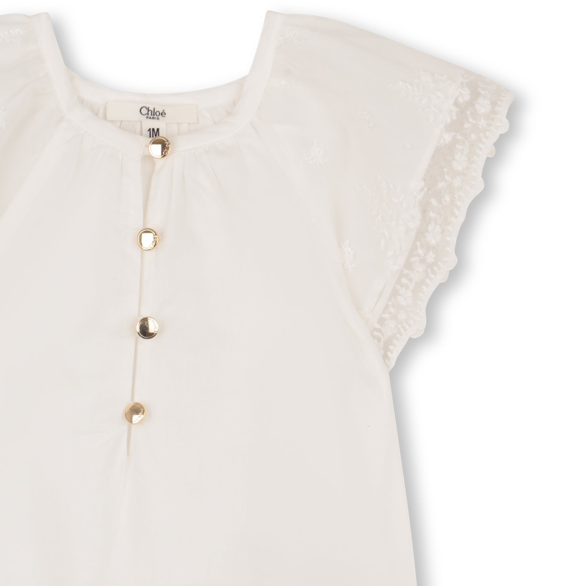 CHLOÉLace Trim Playsuit3617165833212SAVANNA